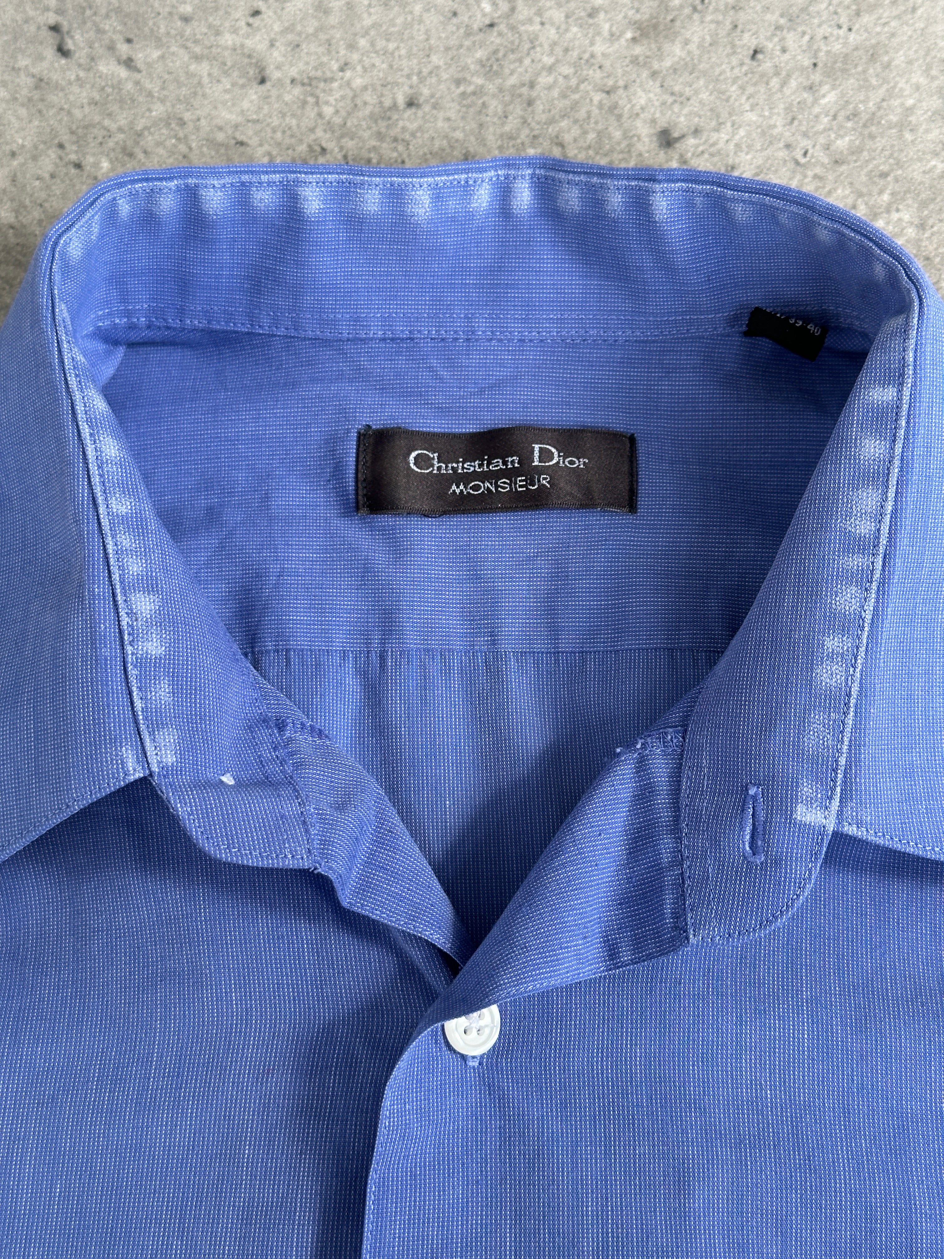 Christian Dior Monsieur 1990s Cotton Logo Shirt - M