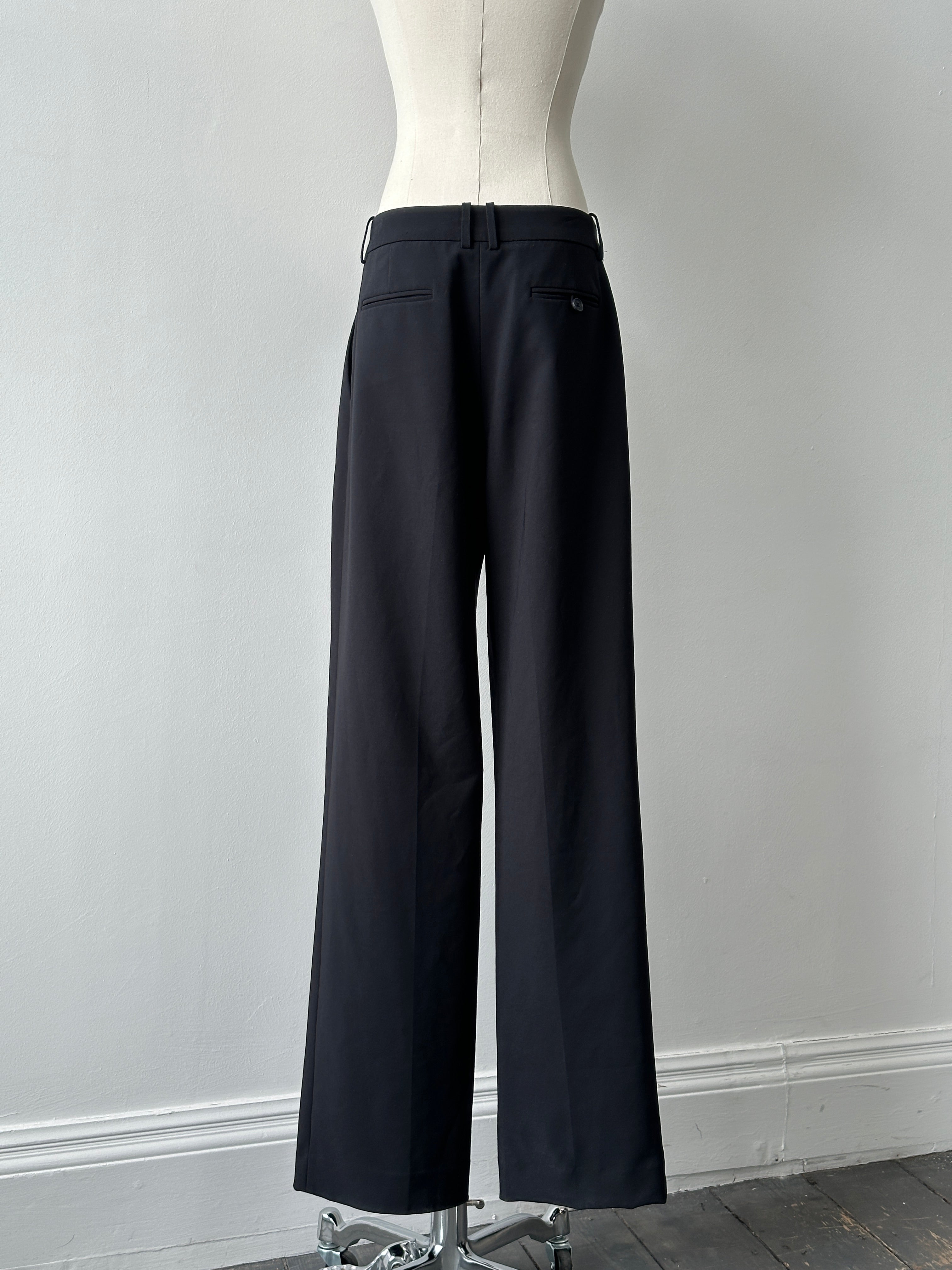 Calvin Klein 2000s Wide Leg Tailored Trousers - W28