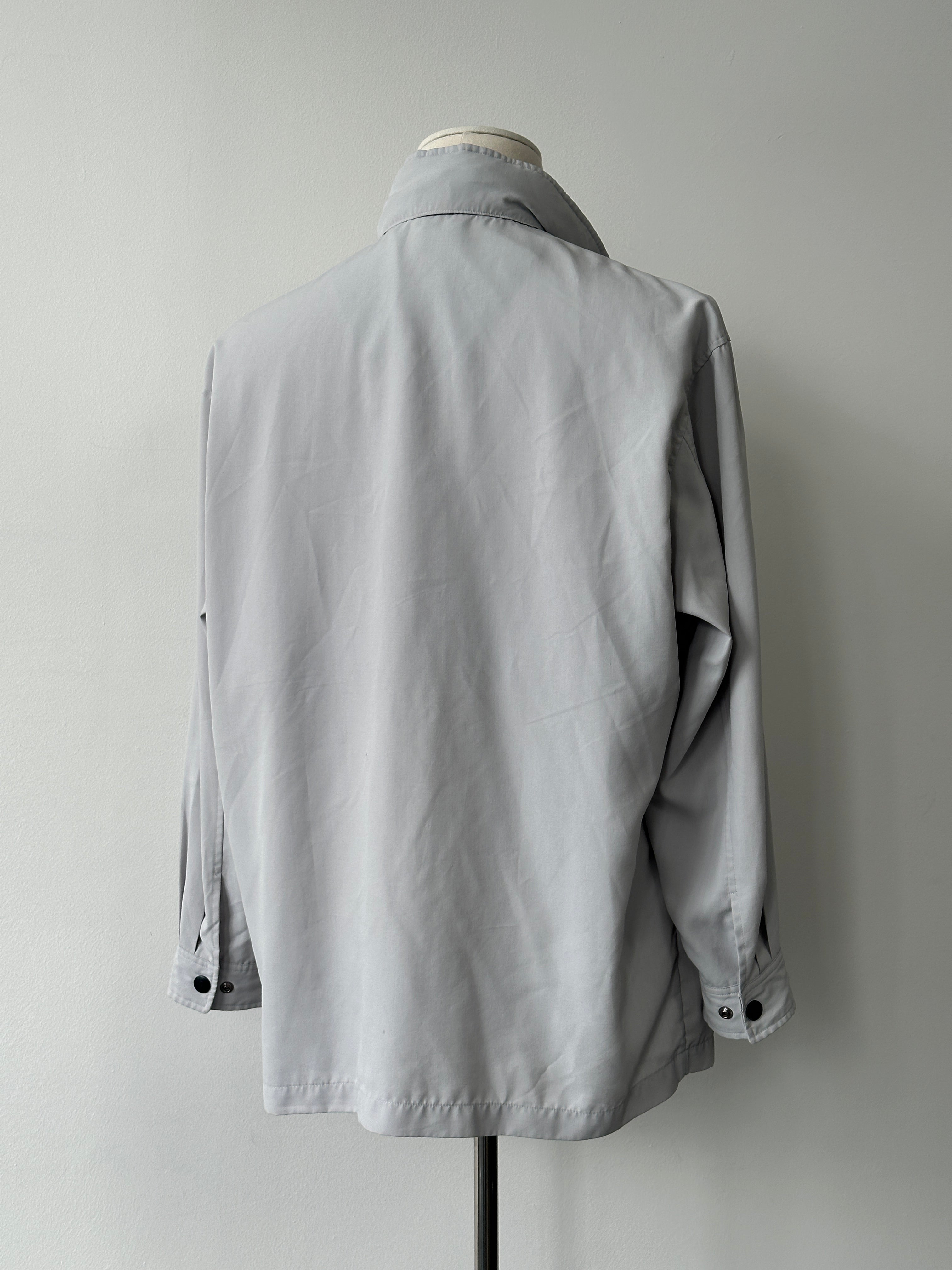 Yves Saint Laurent Pour Homme 1990s Hooded Logo Jacket - M-L