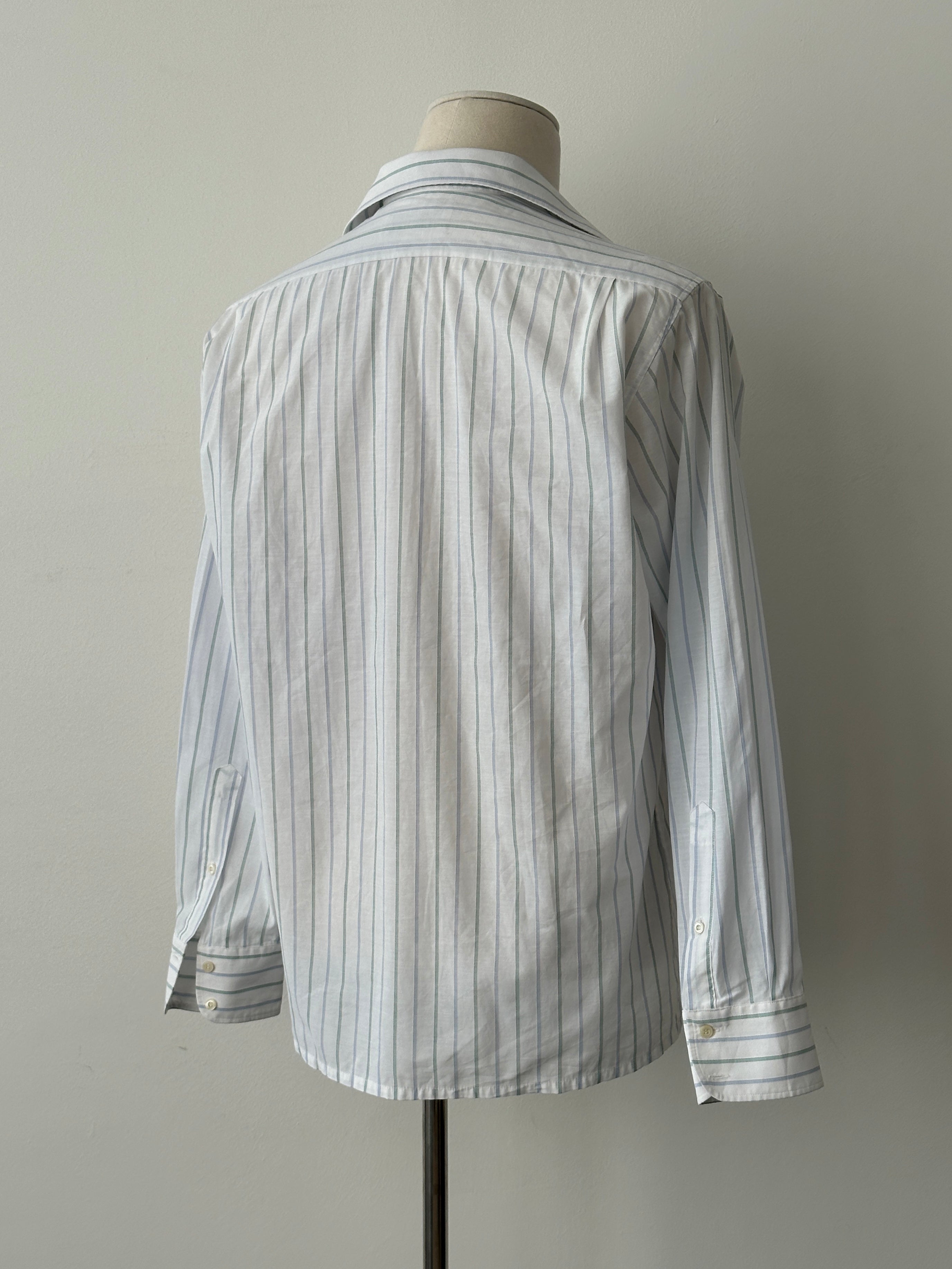 Yves Saint Laurent Pour Homme Paris 1990s Striped Shirt - S