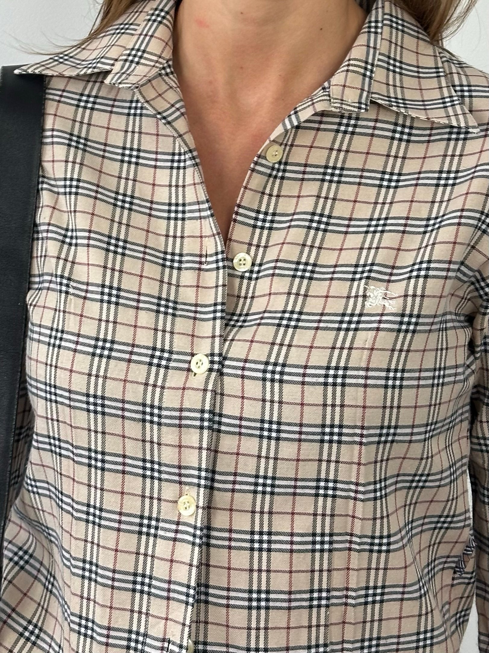 Burberry London 2000s Cotton Check Shirt -