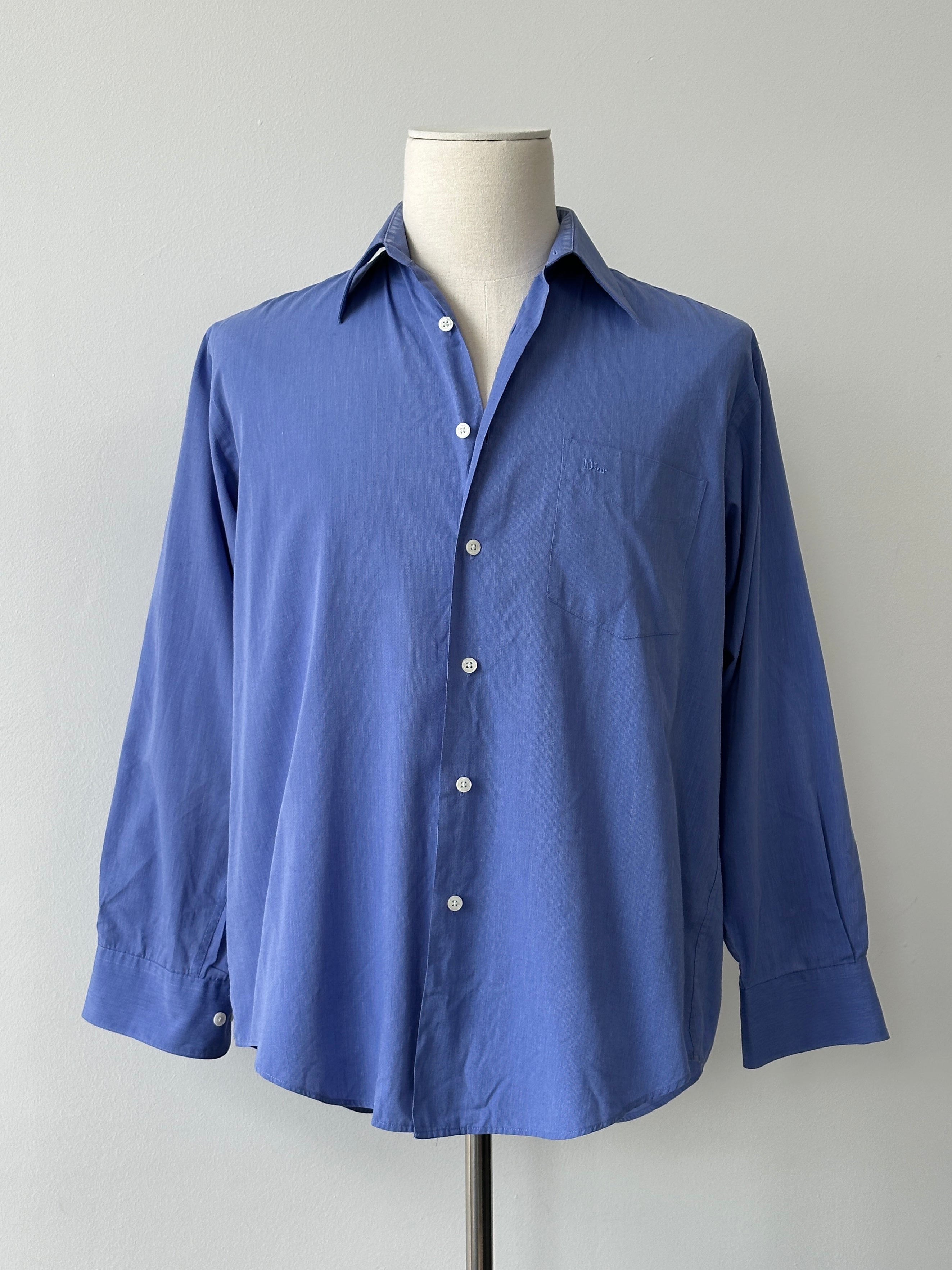 Christian Dior Monsieur 1990s Cotton Logo Shirt - M