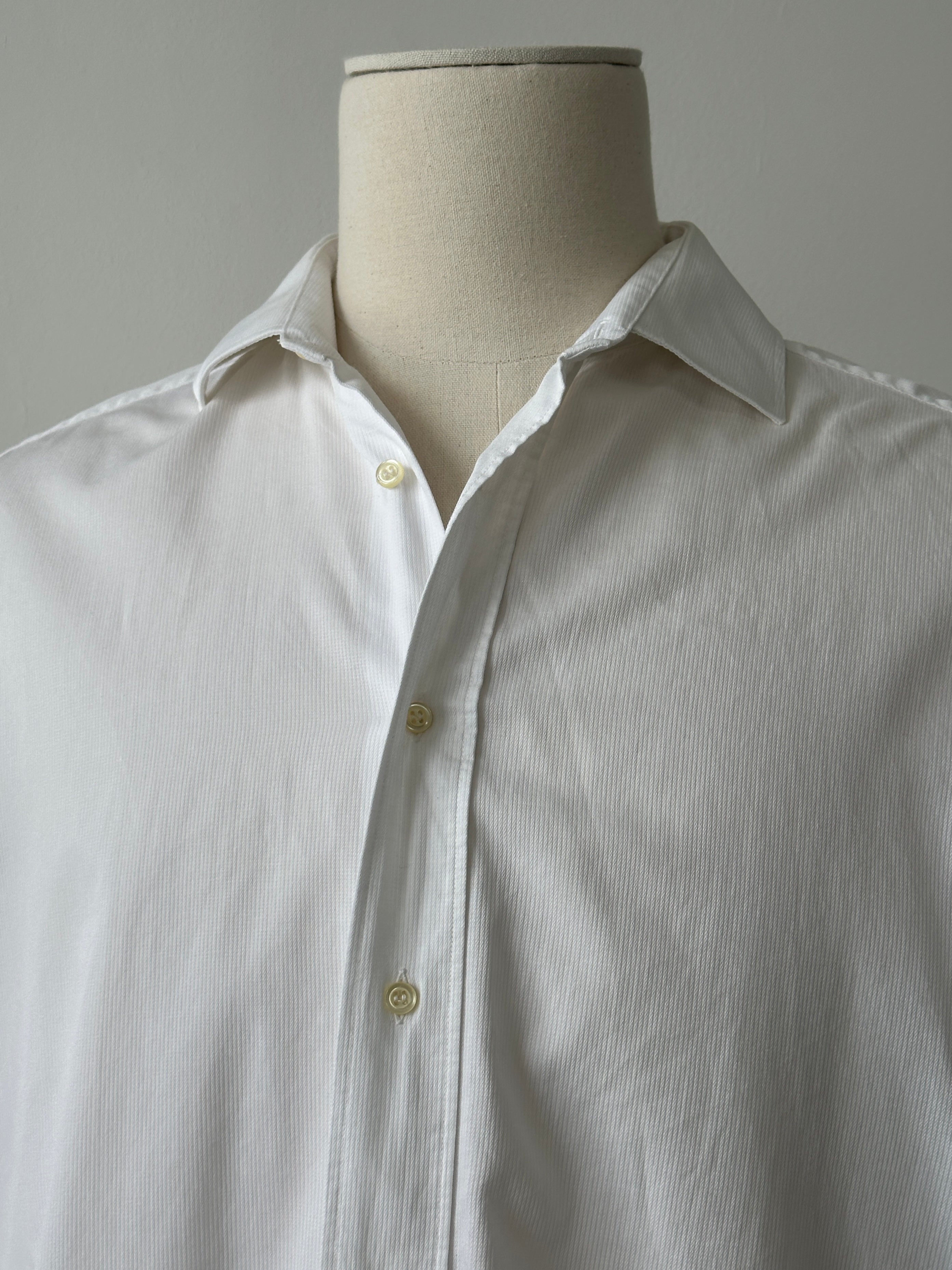 Christian Dior Monsieur 1990s Pure Cotton Dress Shirt - XL