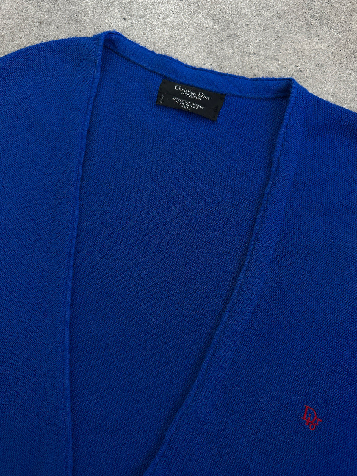 Christian Dior Monsieur 1990s Knit Logo Cardigan - L
