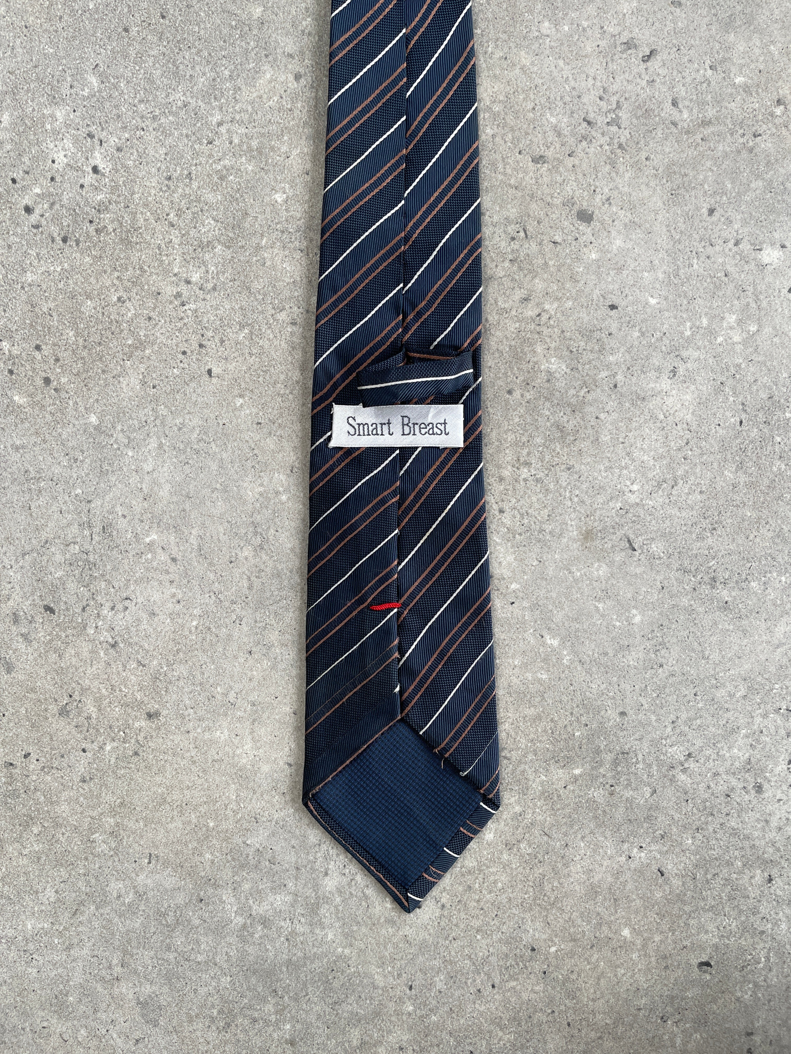 Vintage 1990s Pure Silk Striped Tie