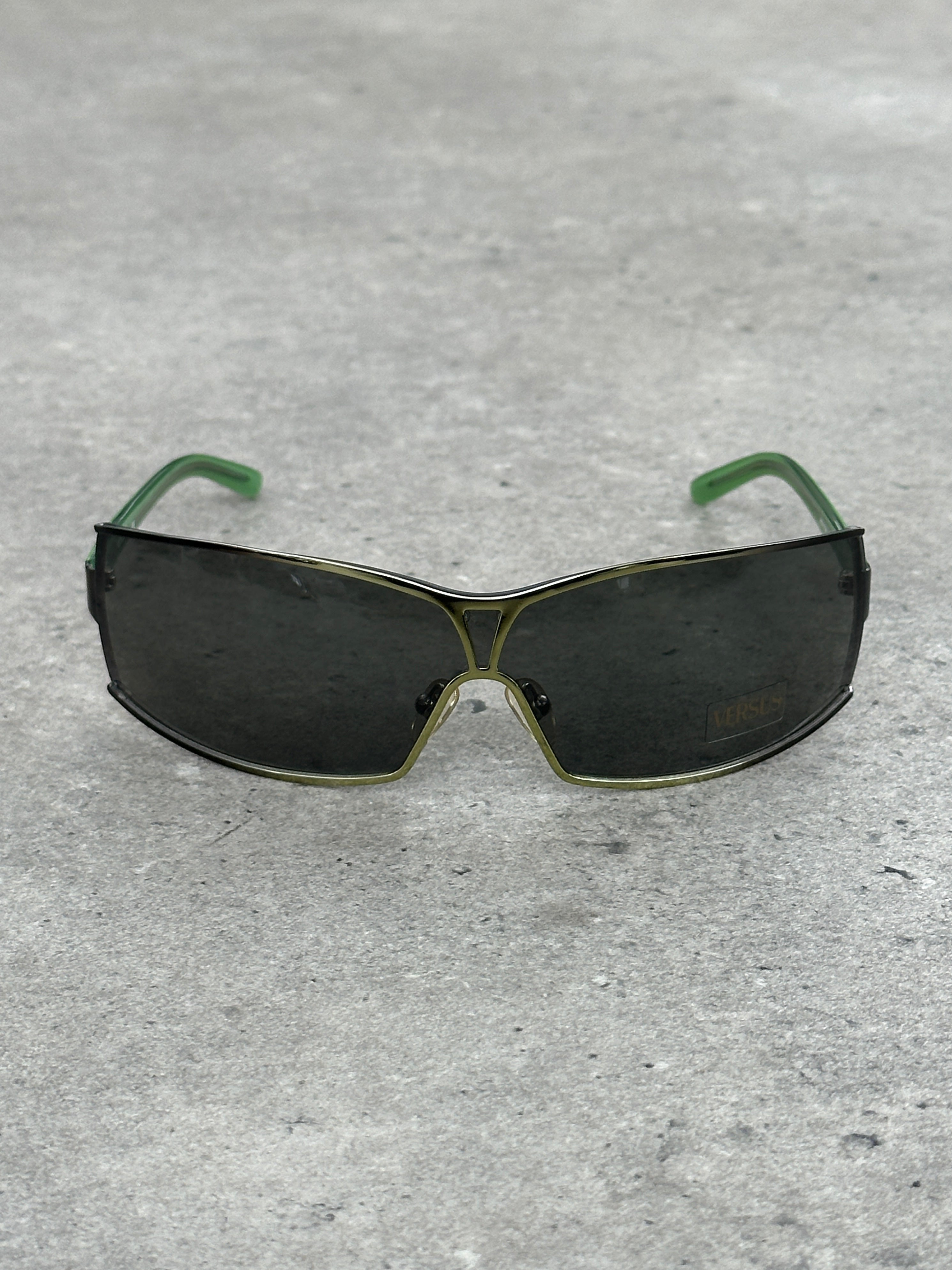 Versave Versus 2000s Semi Rimless Logo Sunglasses