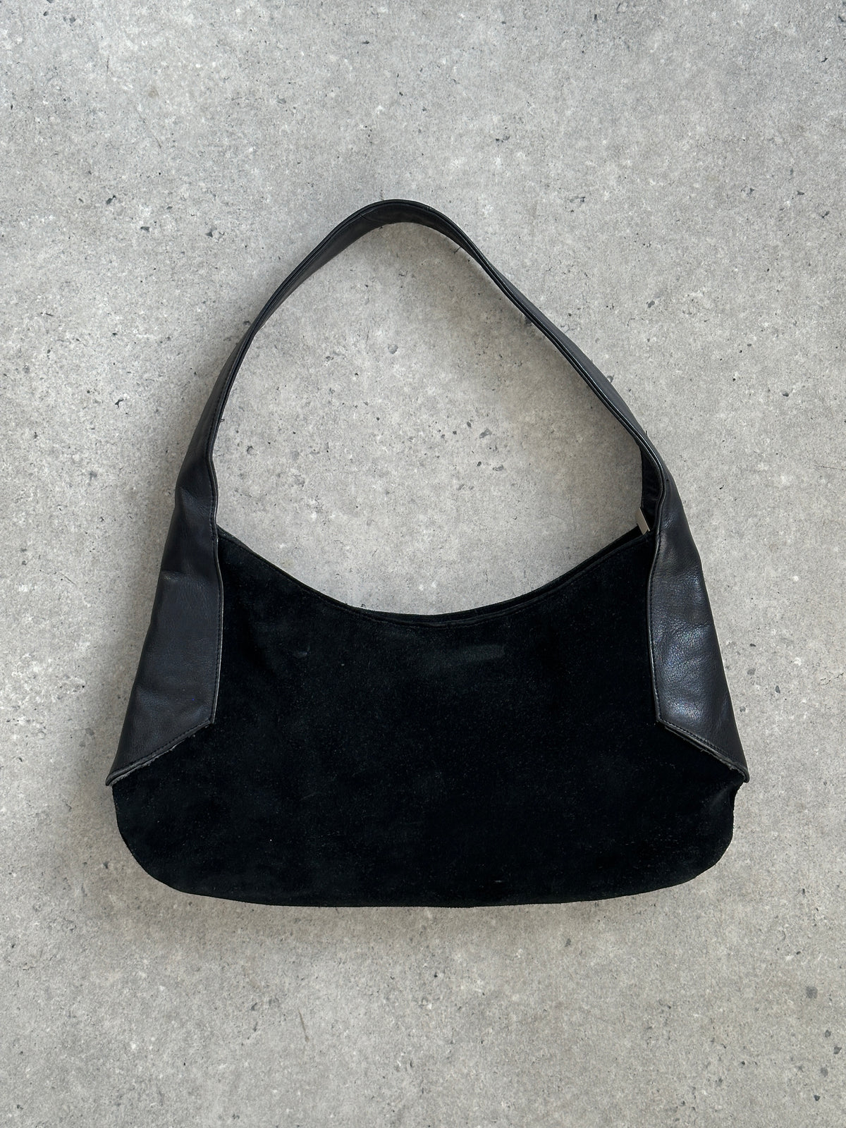 Armani Exchange 2000s Suede Leather Shoulder Bag
