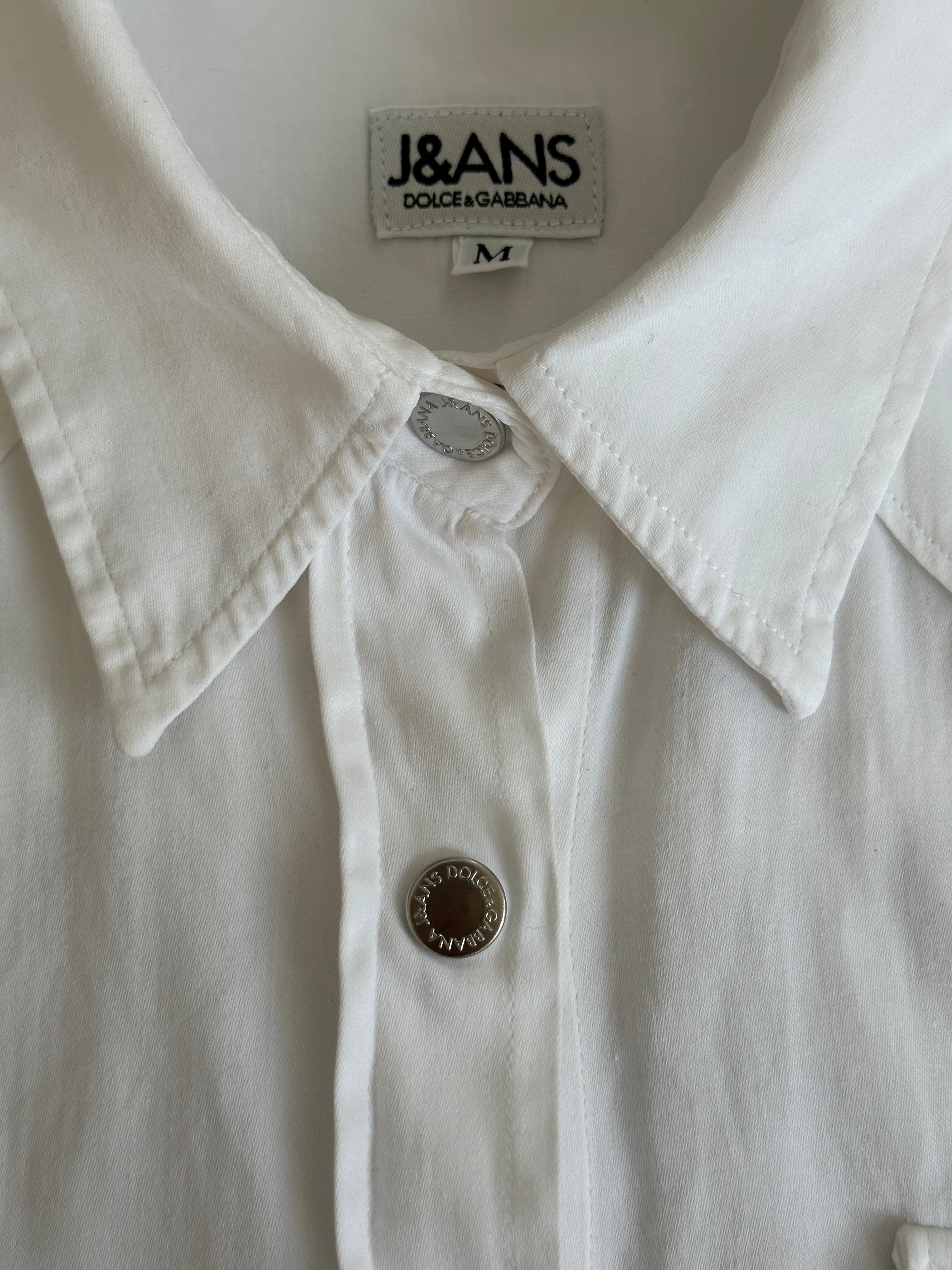 Dolce & Gabbana J&ANS 1990s Bespoke Button Shirt - S-M