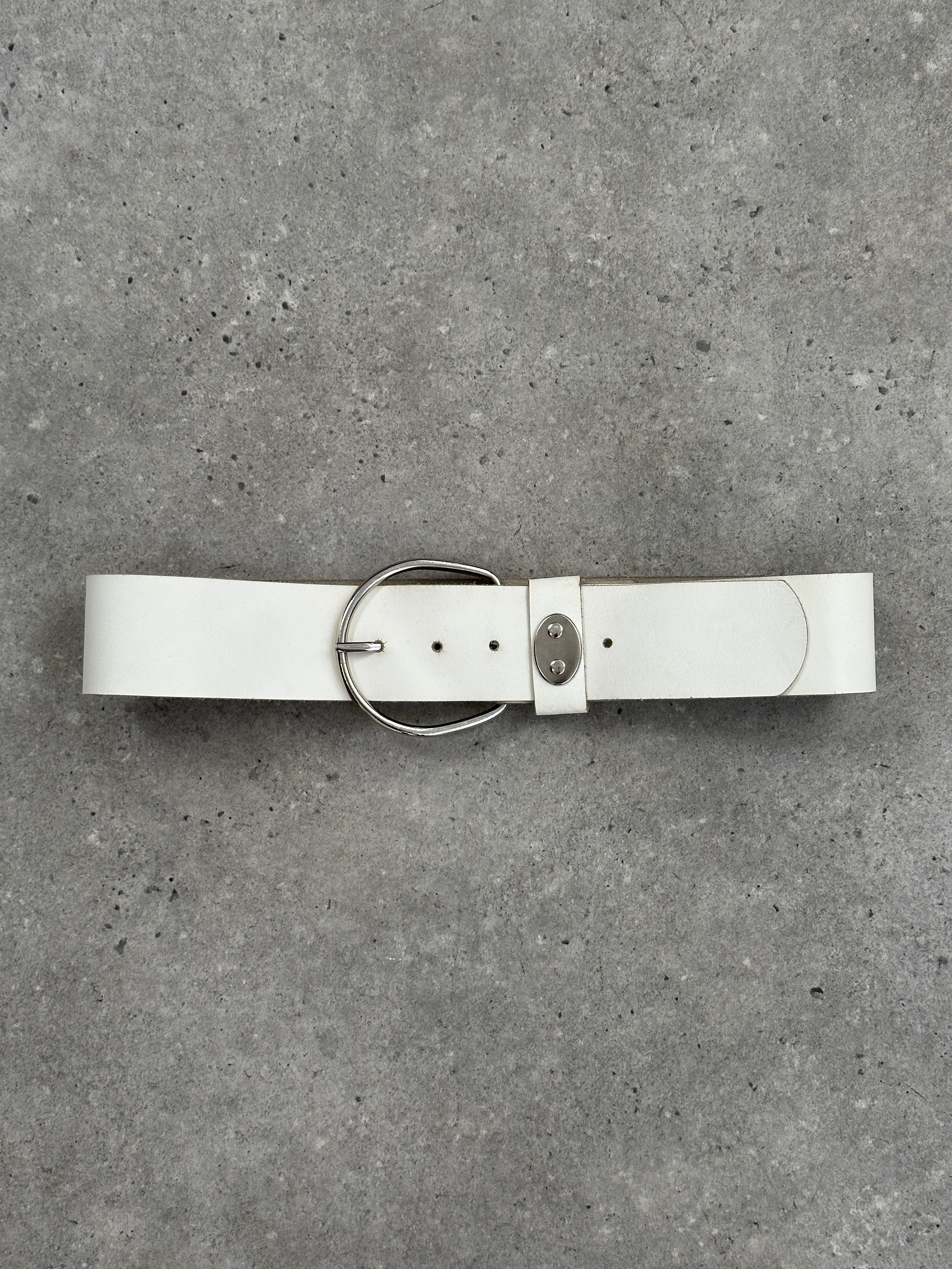 Vintage 1990s Leather Chunky Belt - W30-34