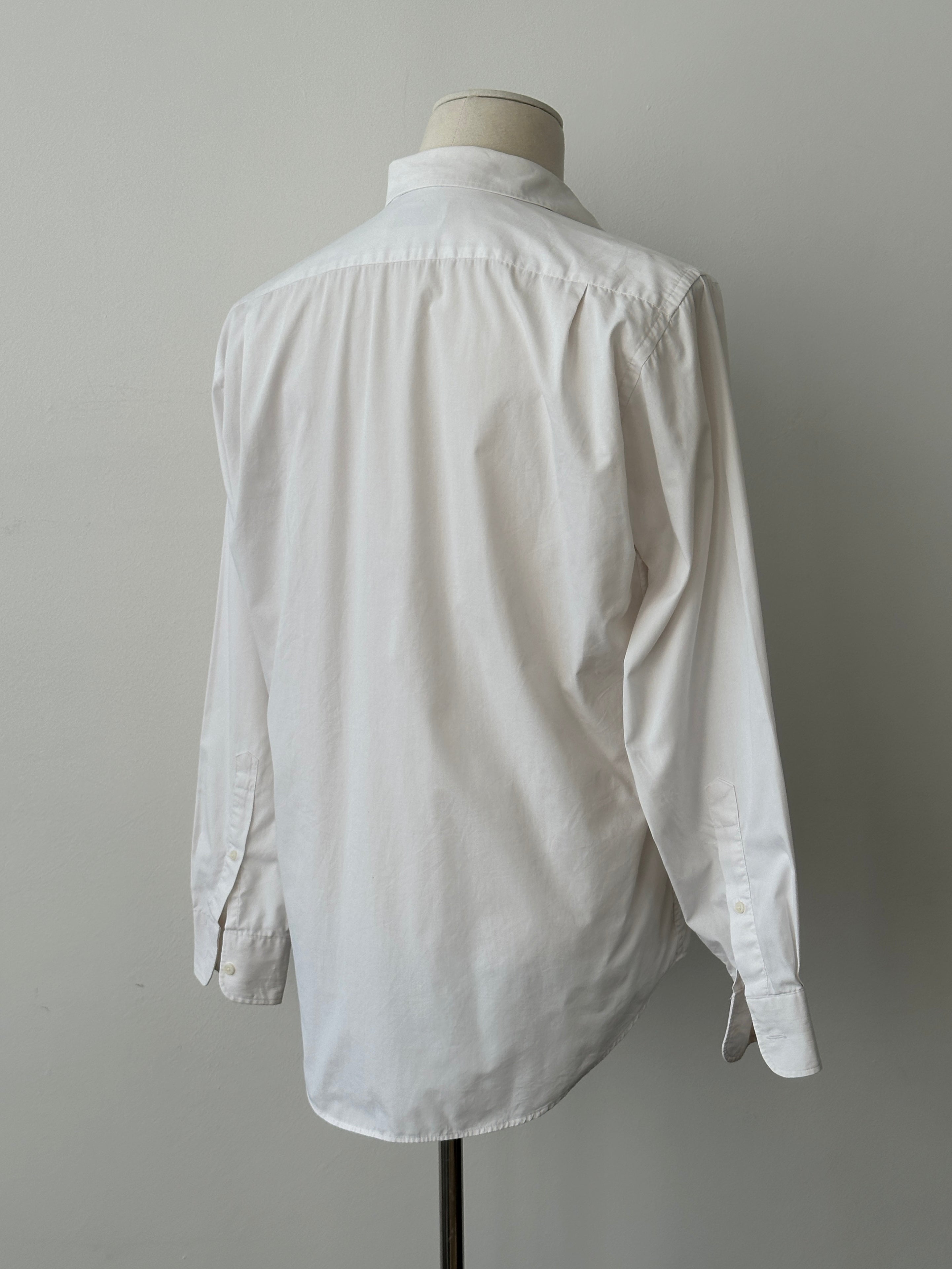 Yves Saint Laurent Pour Homme 2000s Cotton Logo Shirt -
