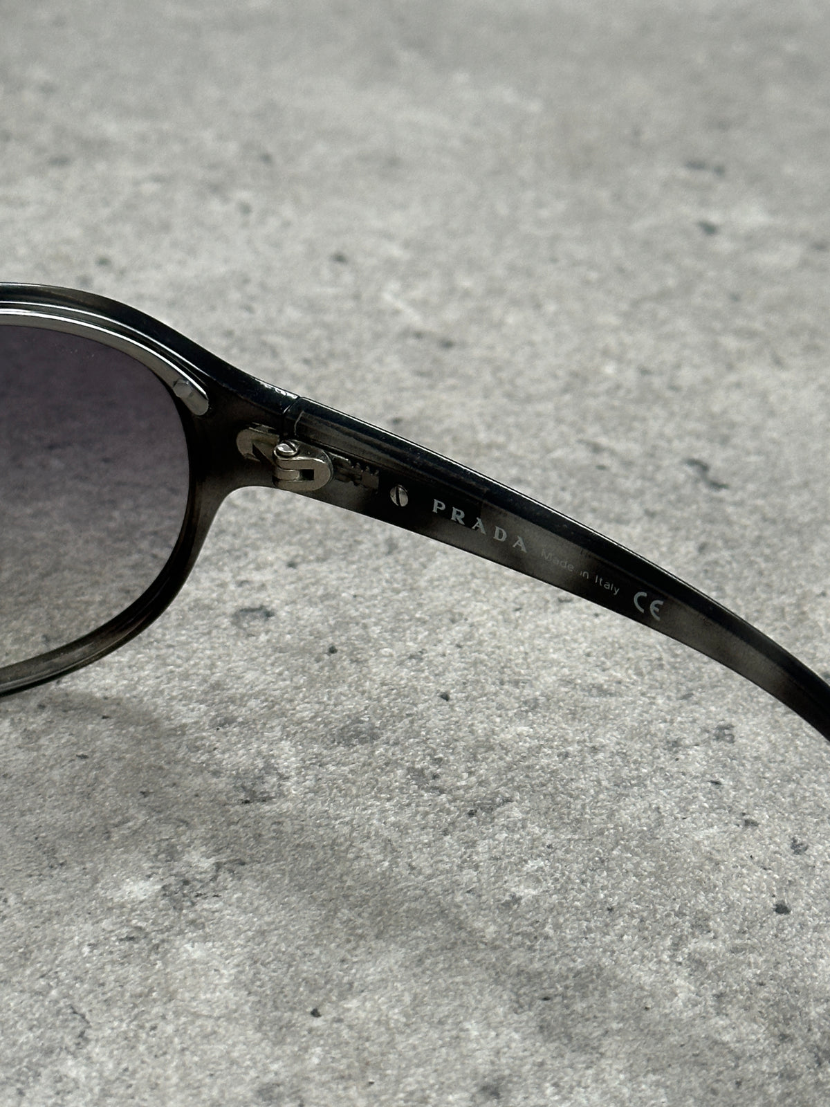 Prada 2000s Wraparound Shield Sunglasses