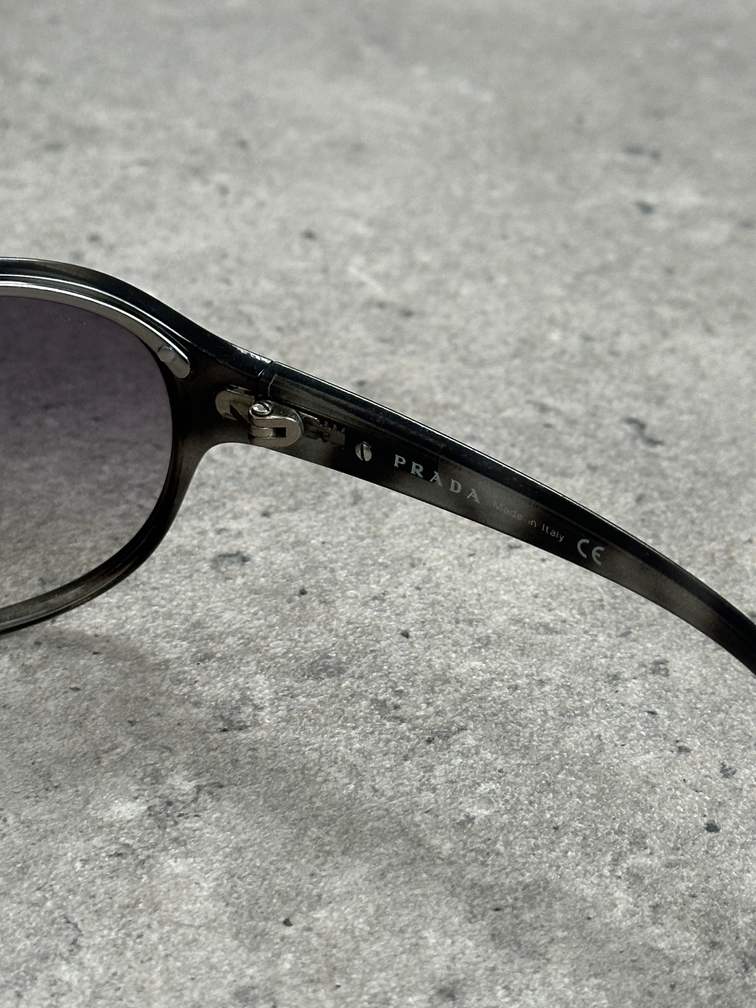 Prada 2000s Wraparound Shield Sunglasses
