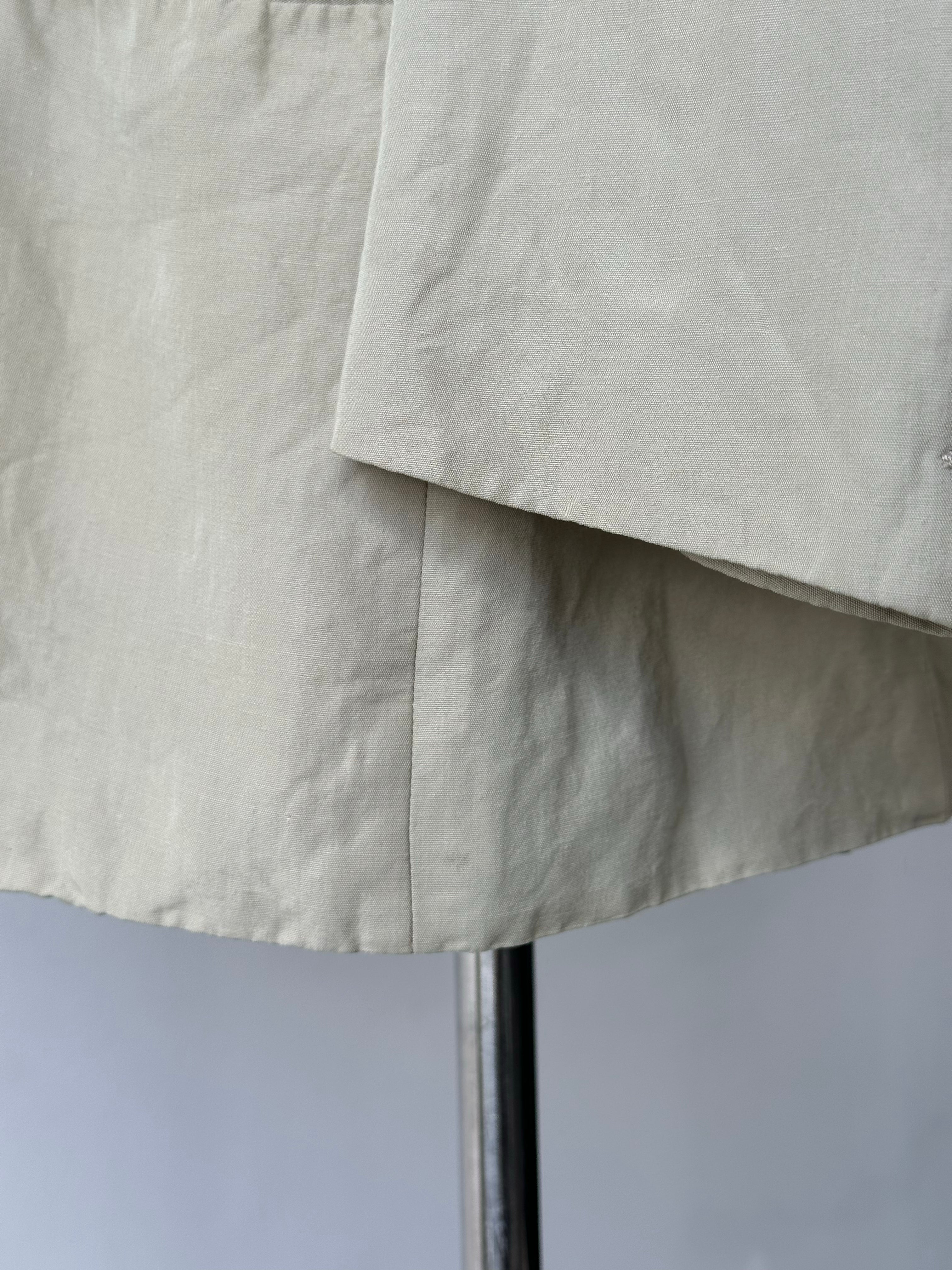 Emporio Armani 1990s Linen Single Breasted Blazer - M
