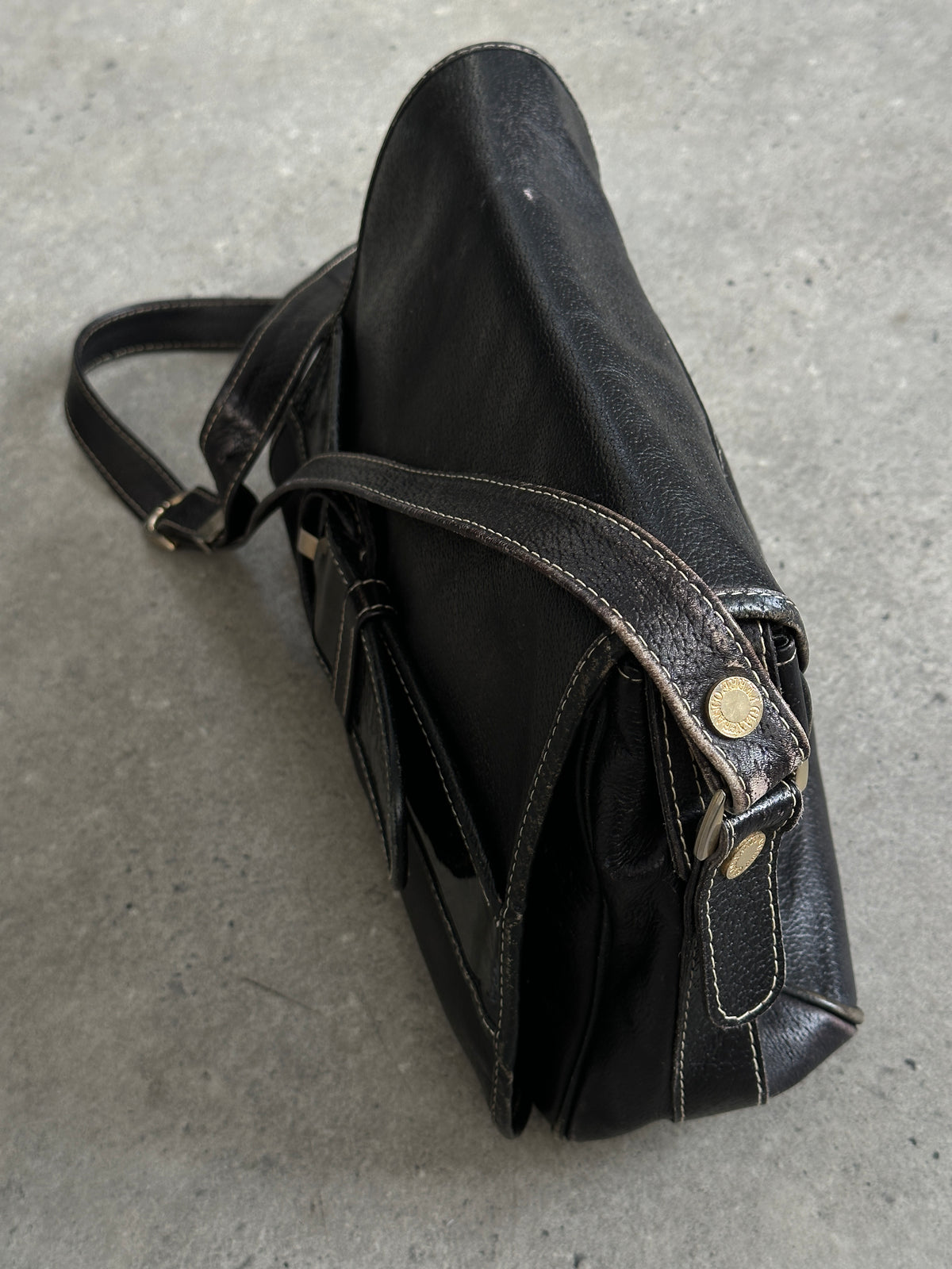 Gianfranco Ferre 1990s Leather Crossbody Bag