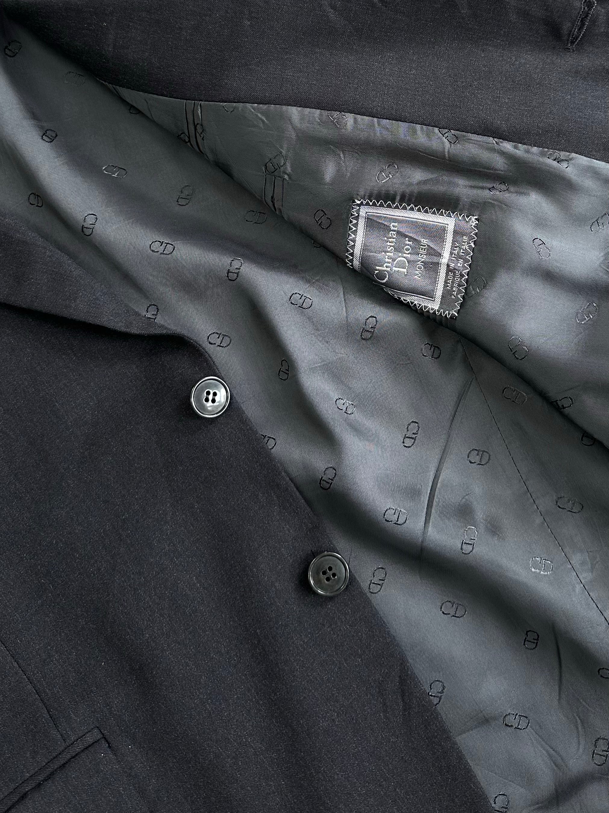 Christian Dior Monsieur 1990s Pure Wool Single Breasted Blazer - XL