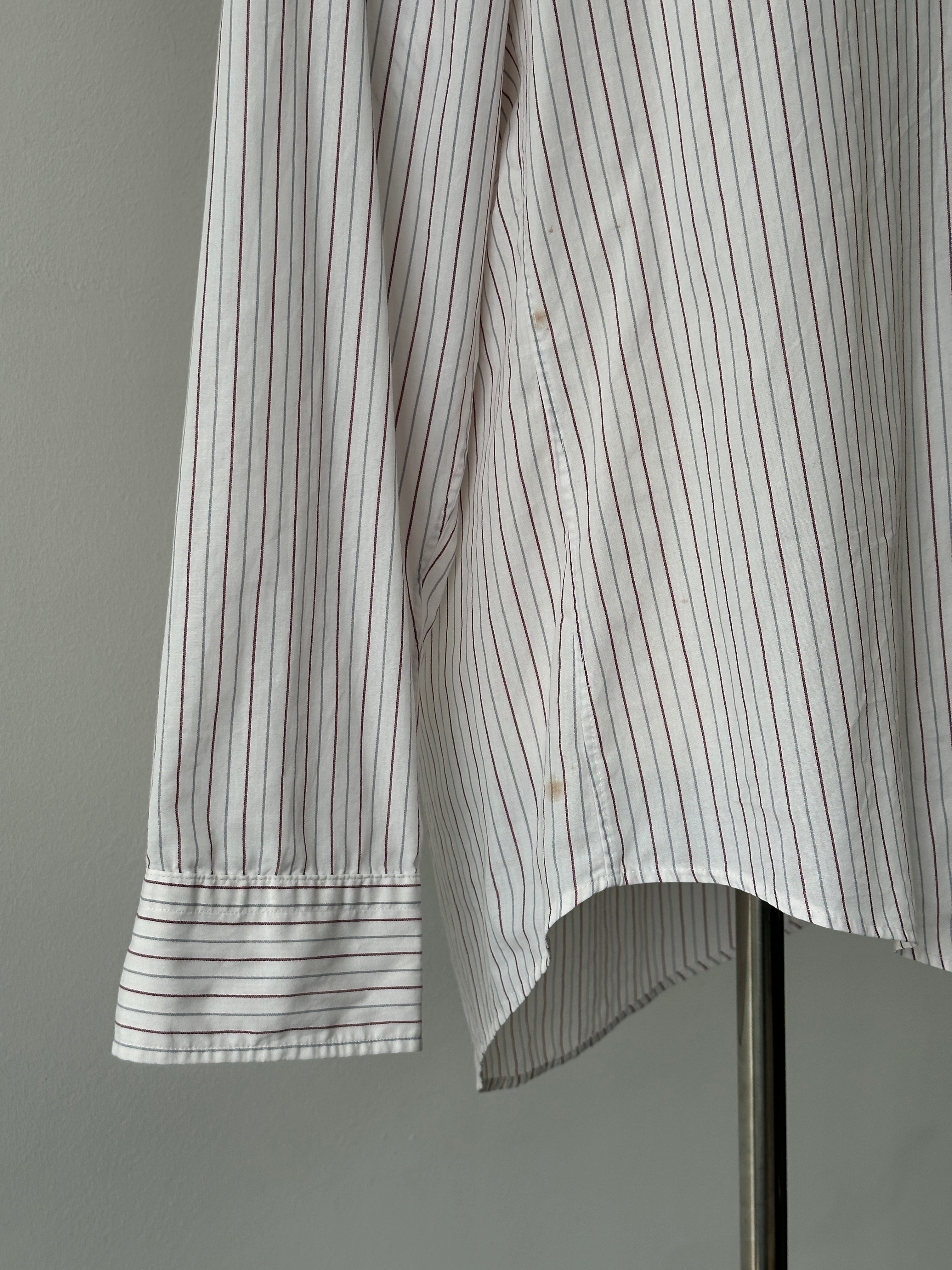 Christian Dior 1990s Cotton Striped Shirt - M