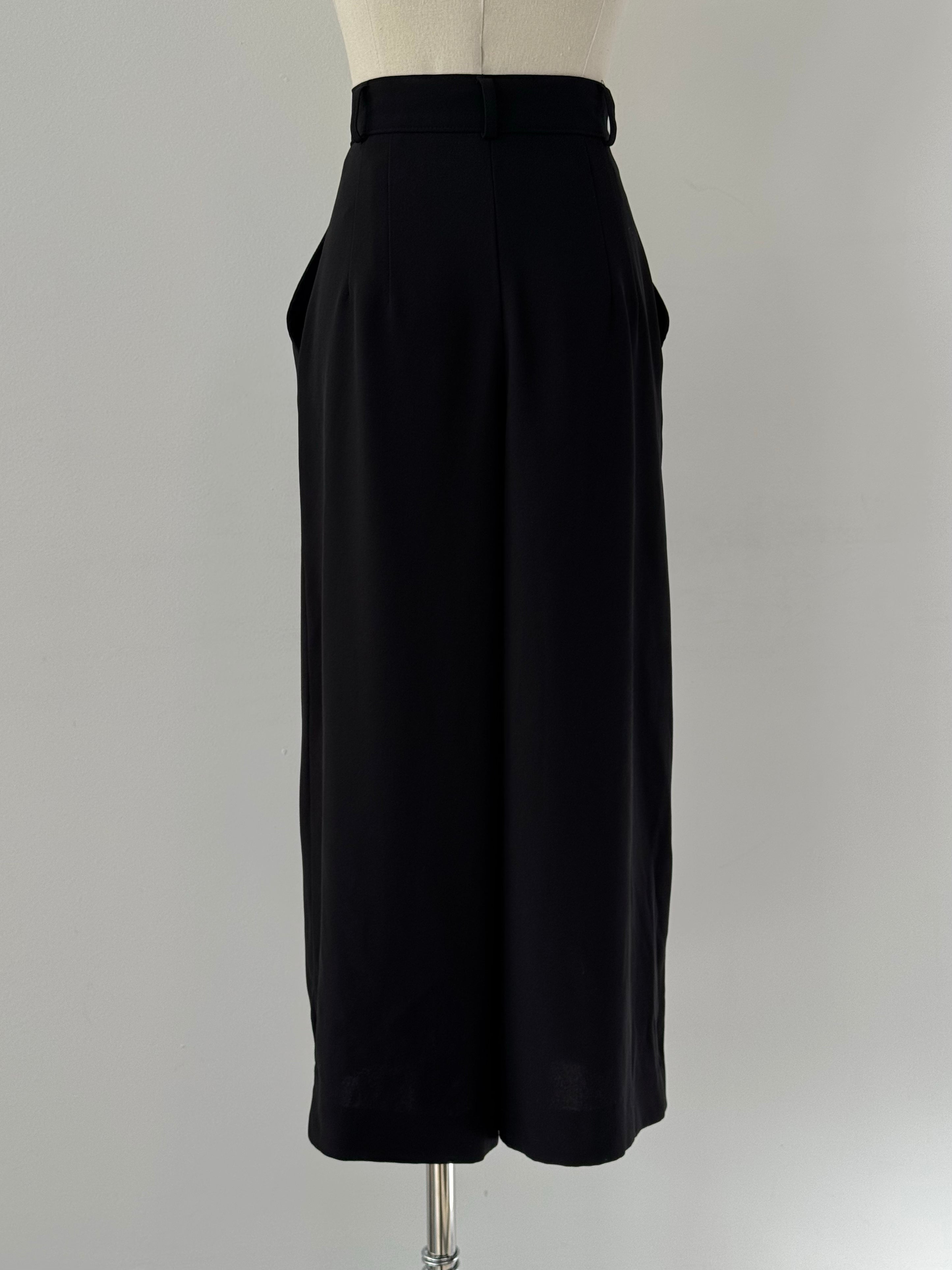 Japanese Vintage 1990s High Waist Wide Leg Culottes - W23