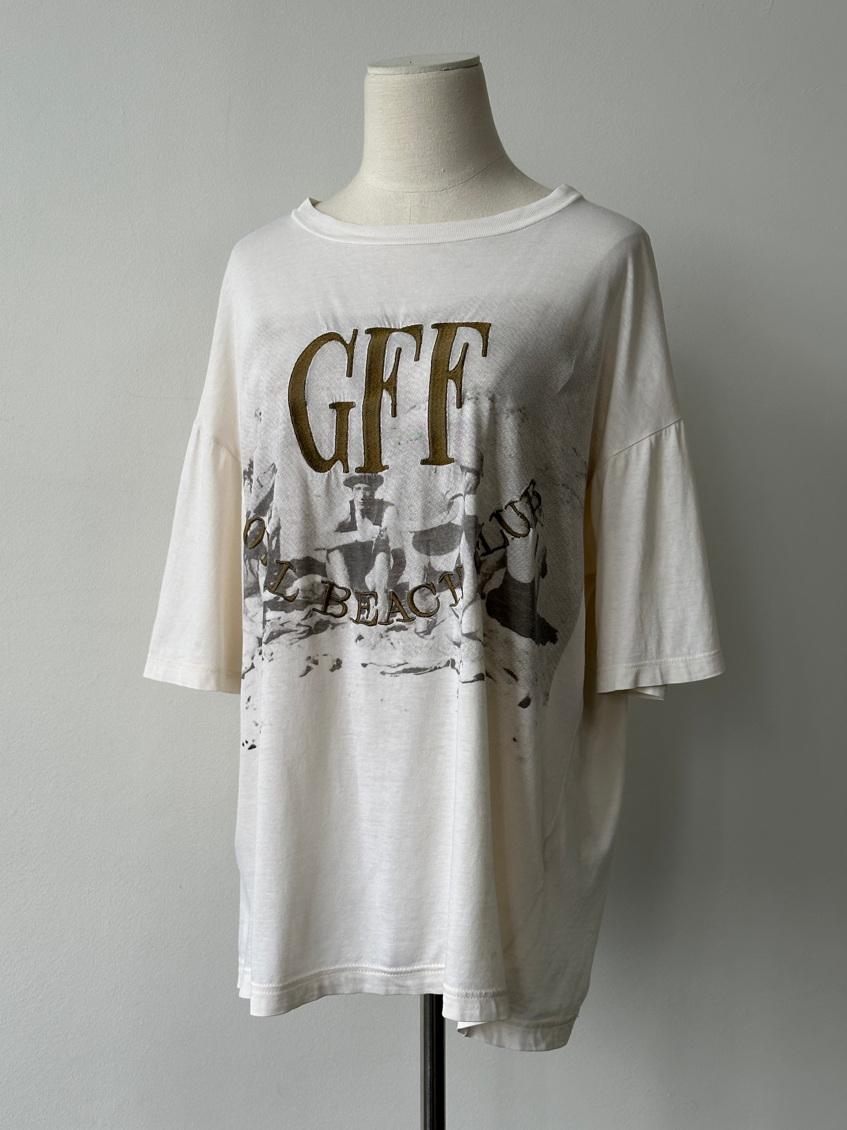 Gianfranco Ferre 1990s Pure Cotton Logo Top - L-XL