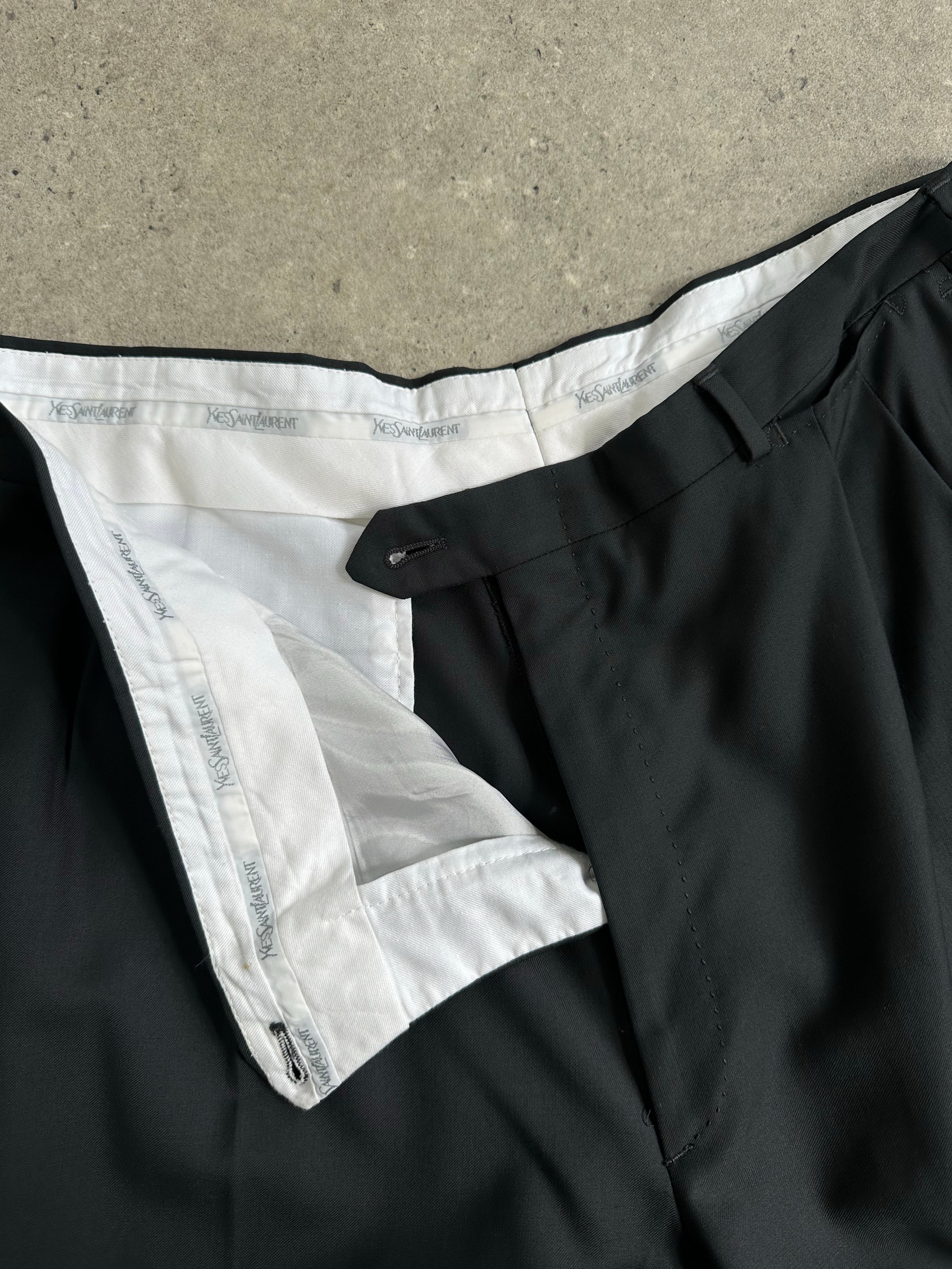 Yves Saint Laurent 1990s Pure Wool Tailored Trouser -