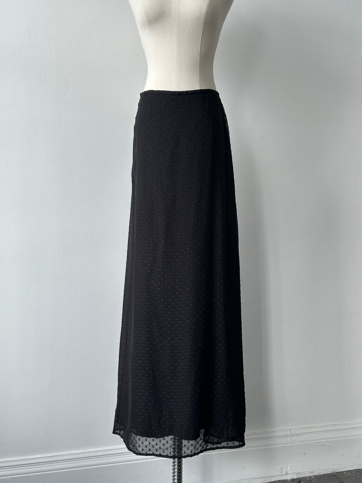 Vintage 2000s Spotted Maxi Skirt - W30