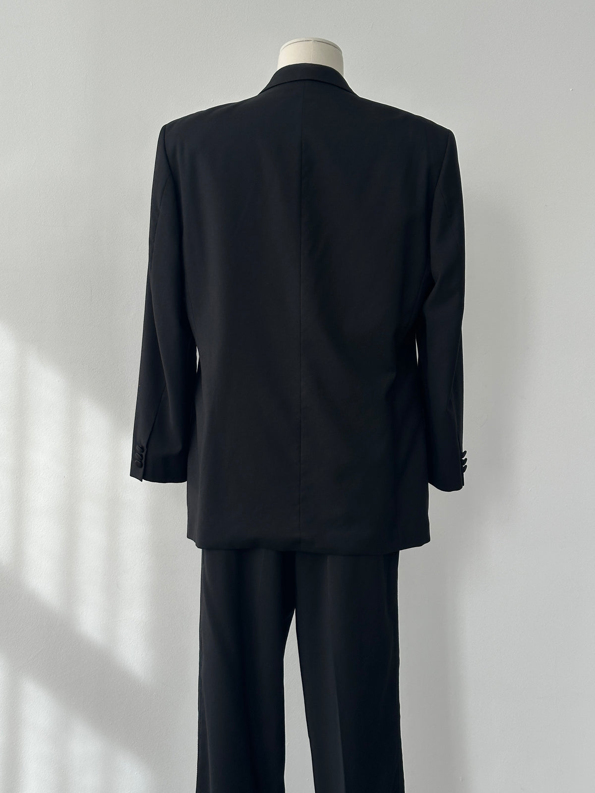 Balmain 2000s Pure Wool Tuxedo Single Breasted Suit - 42S/W34