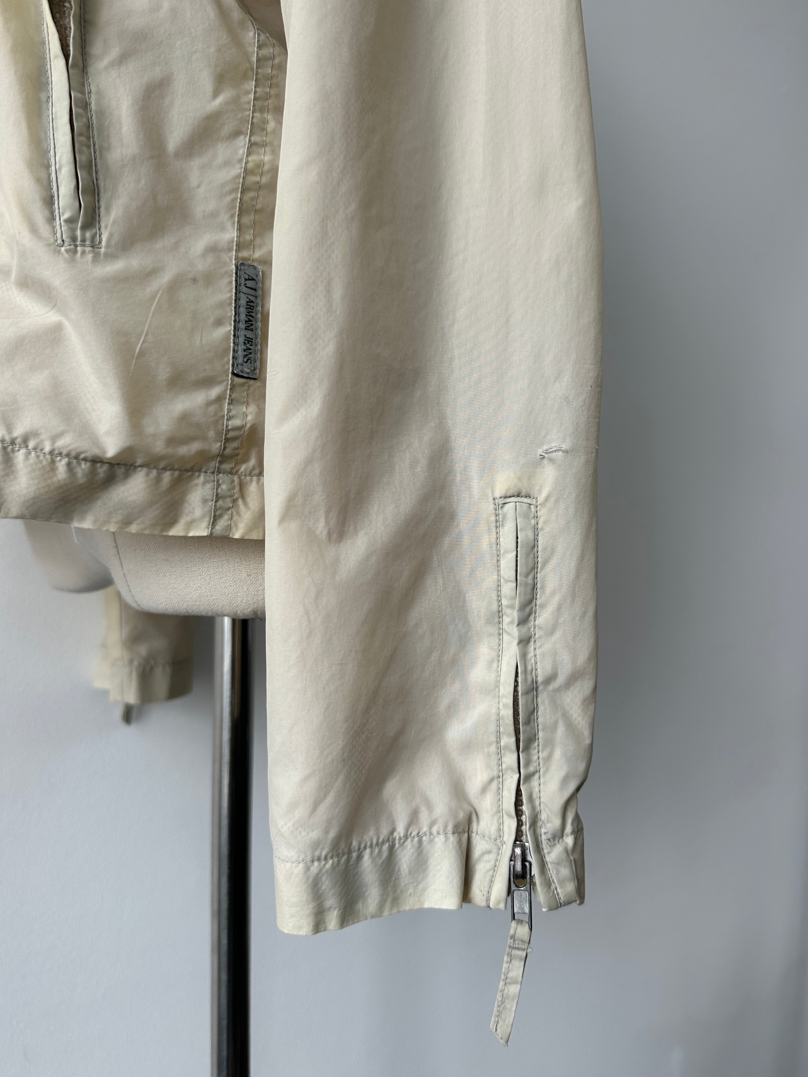 Armani Jeans 2000s Nylon High Neck Jacket - M