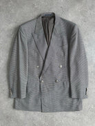 Burberry 1990s Bespoke Button Wool Double Breasted Blazer - 36S/L