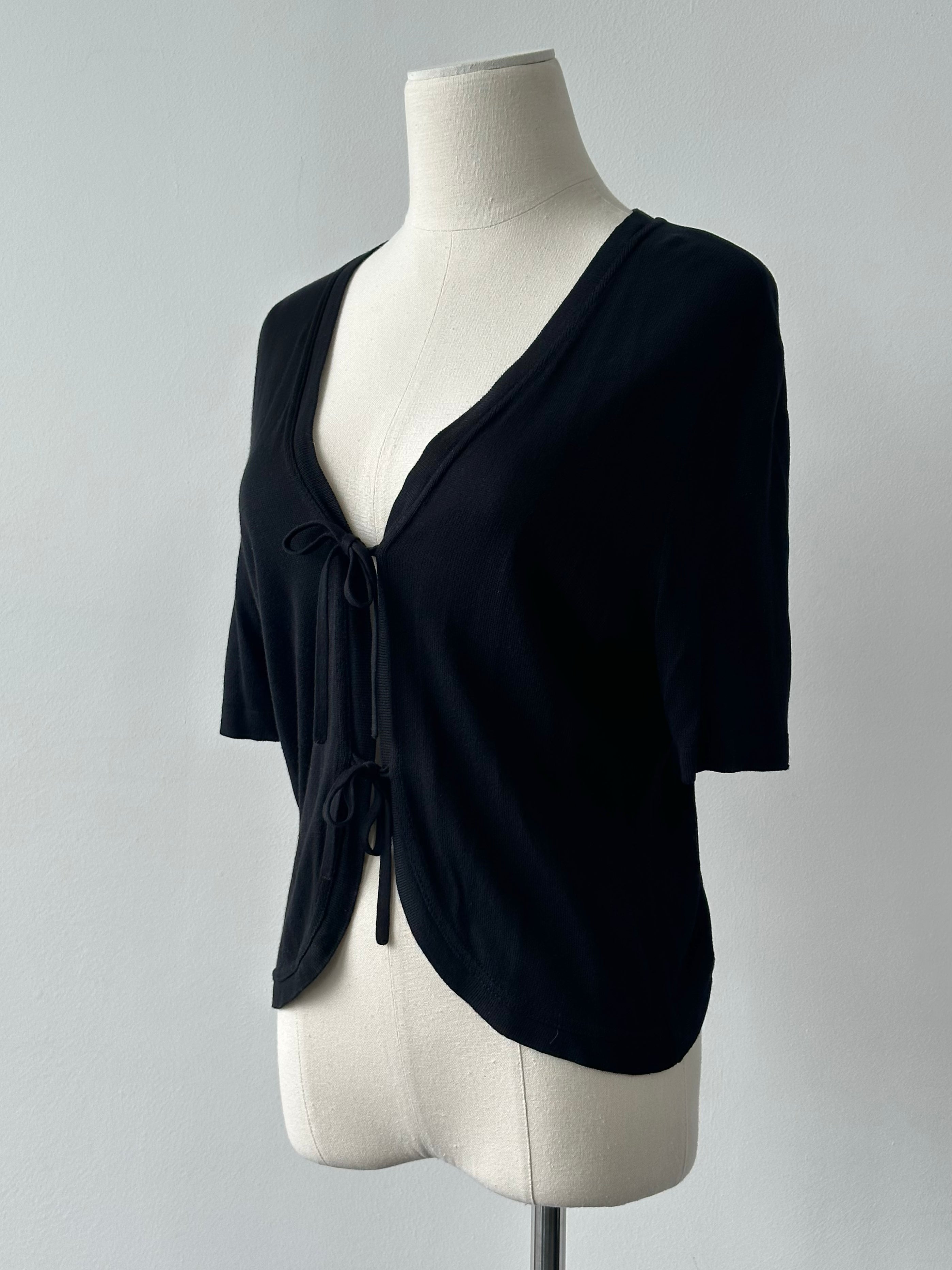 Mani 1990s Tie Front Top - S/M