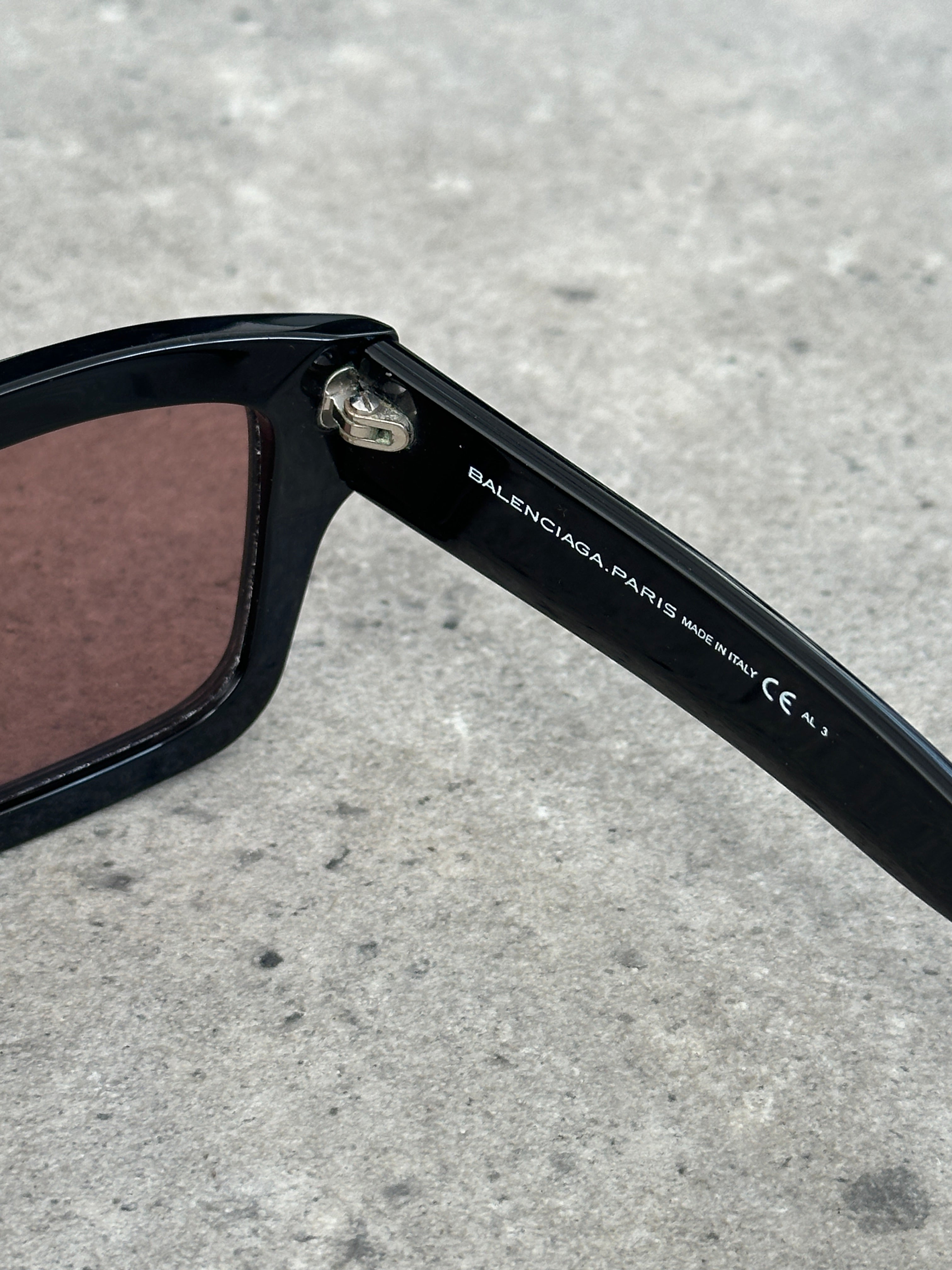 Balenciaga Edition Oversized Rectangular Sunglasses