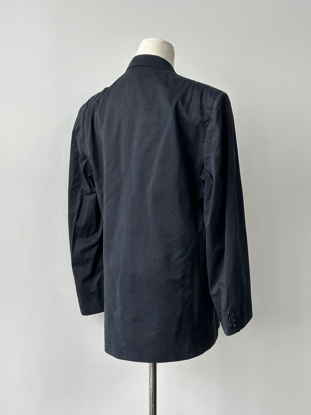 Giorgio Armani 1990s Cotton Double Breasted Blazer - M