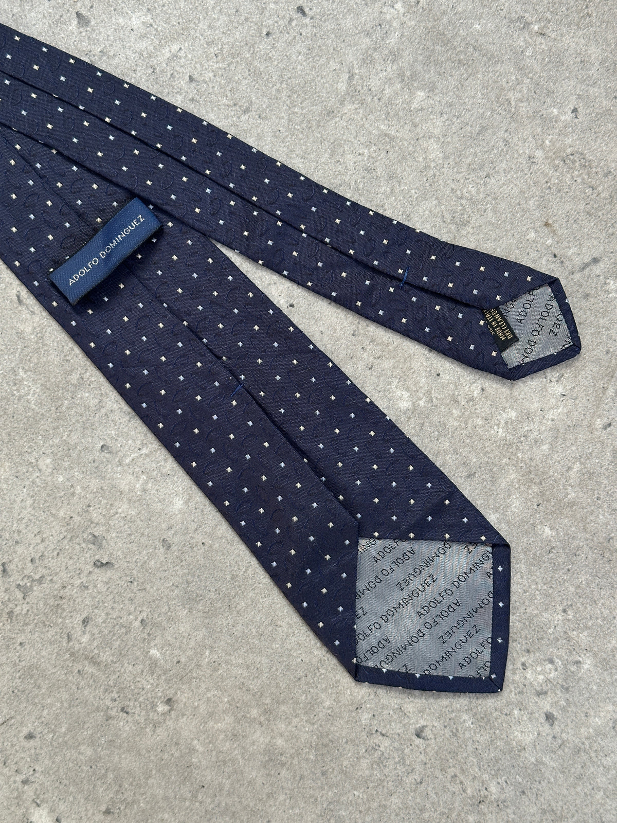 Italian Vintage 1990s Pure Silk Print Tie