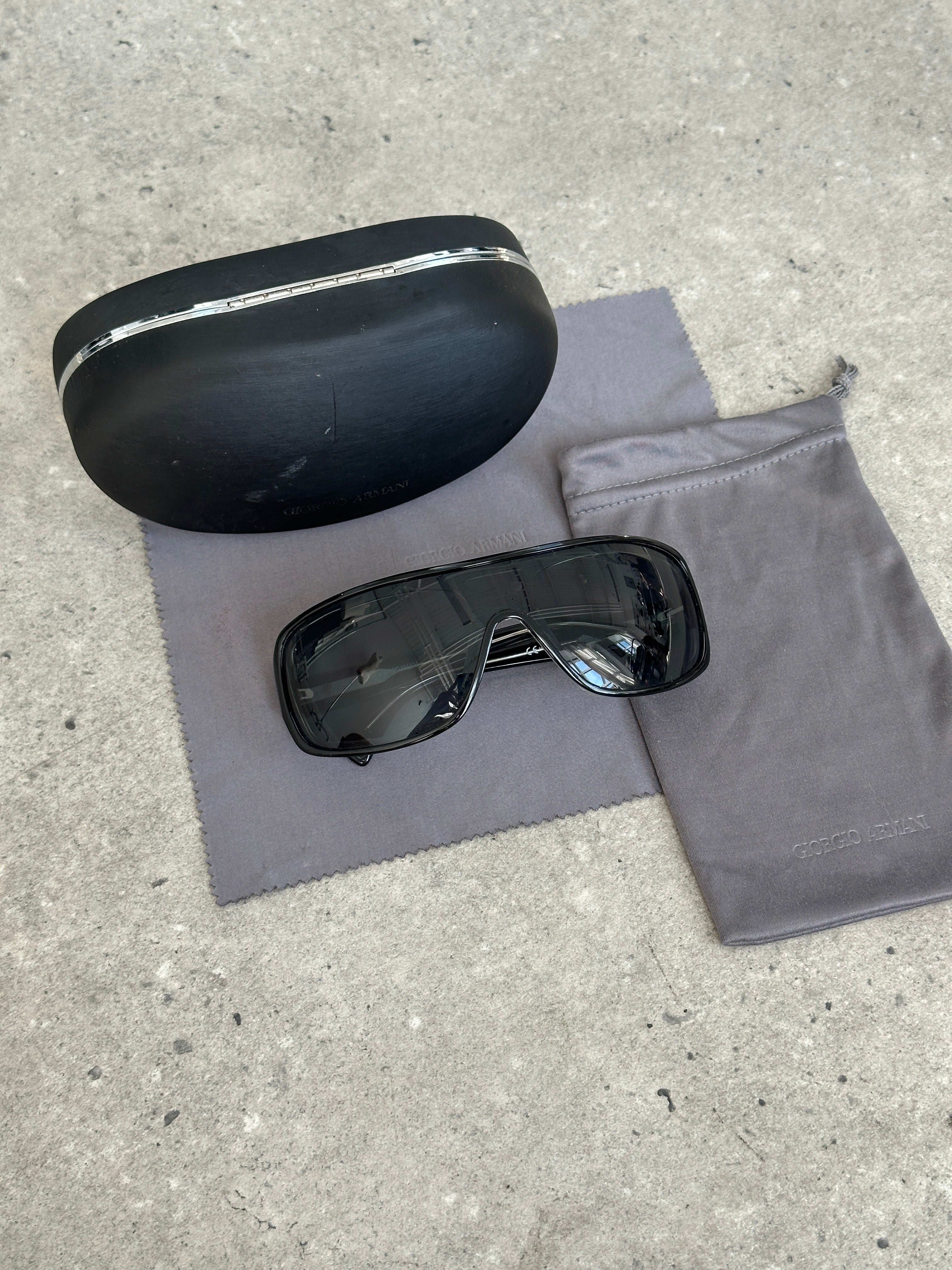 Armani 2000s Shield Logo Sunglasses