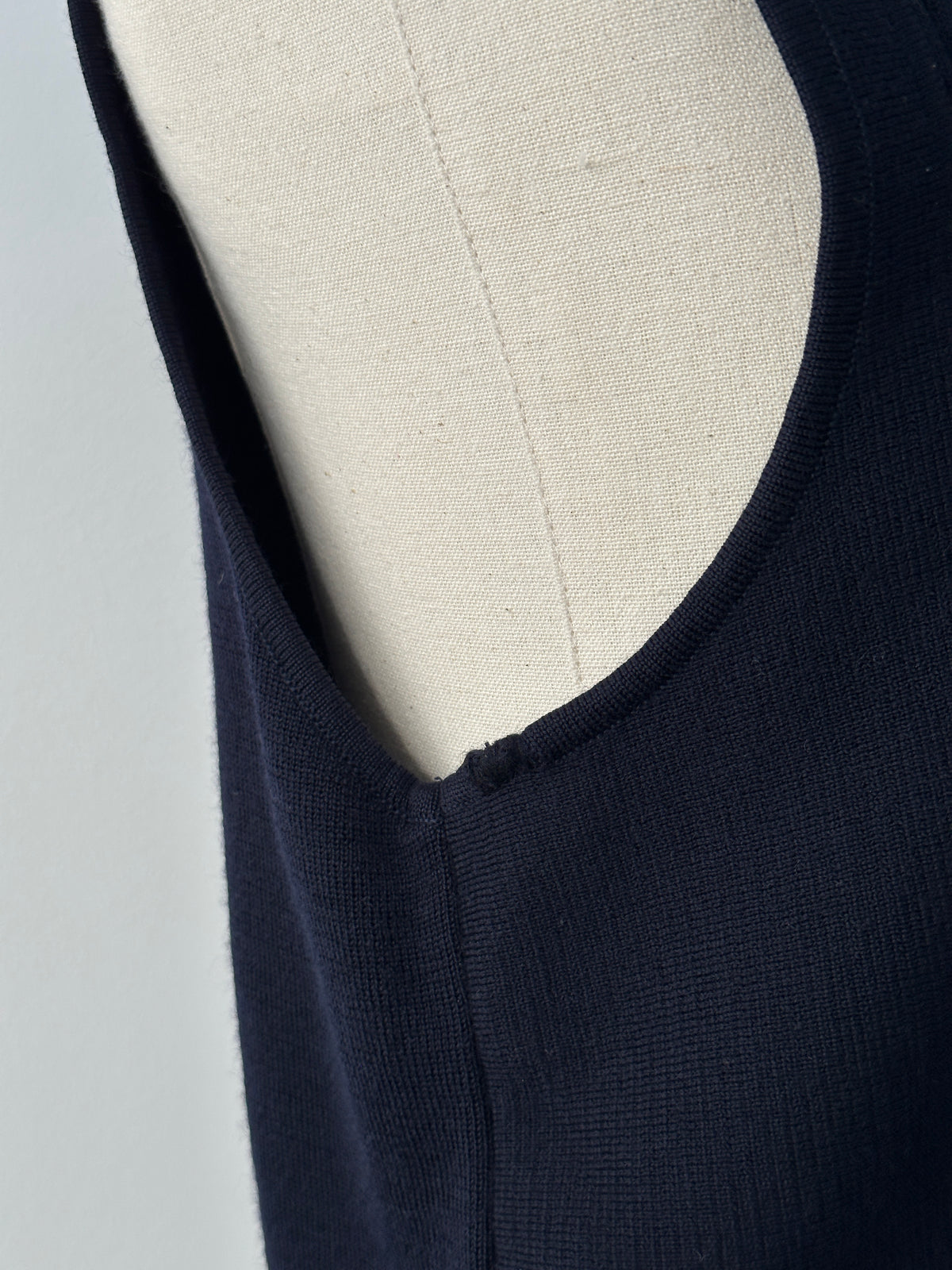 Yves Saint Laurent 1990s Pure Wool Bespoke Button Waistcoat - M