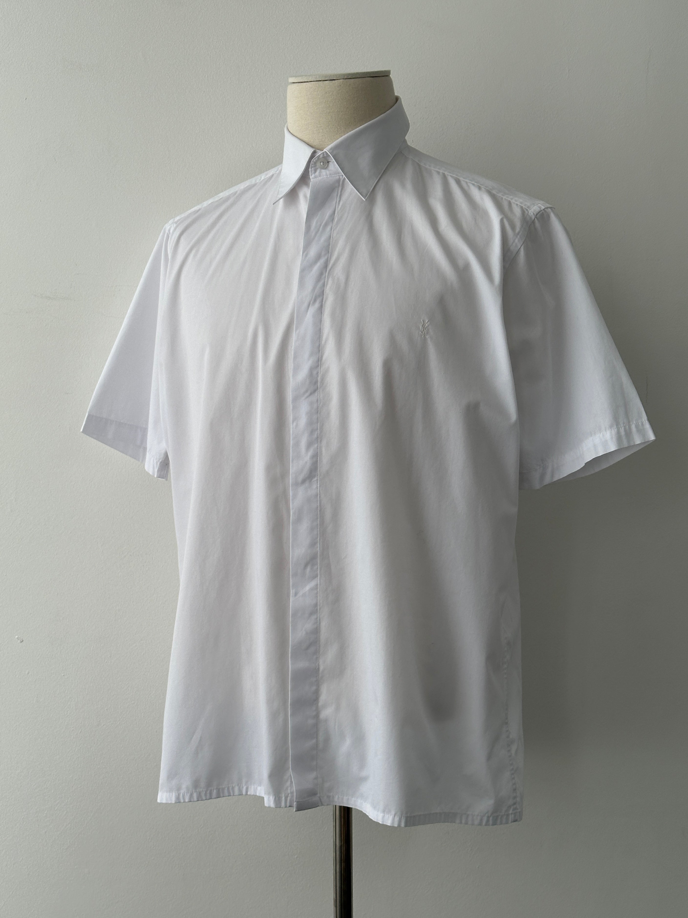 Yves Saint Laurent Pour Homme 2000s Short Sleeve Shirt - L