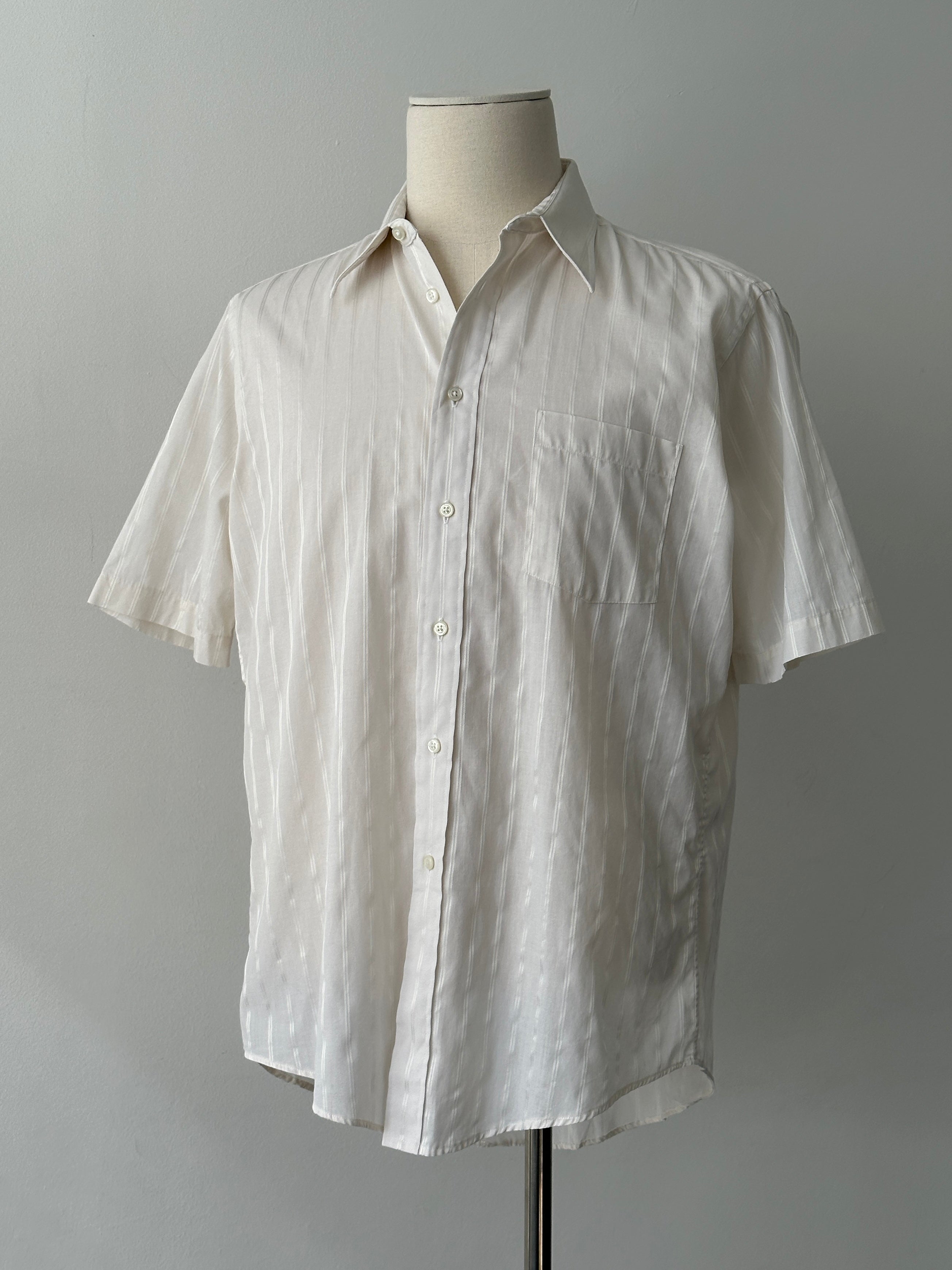Christian Dior 1990s Cotton Short Sleeve Shirt - S