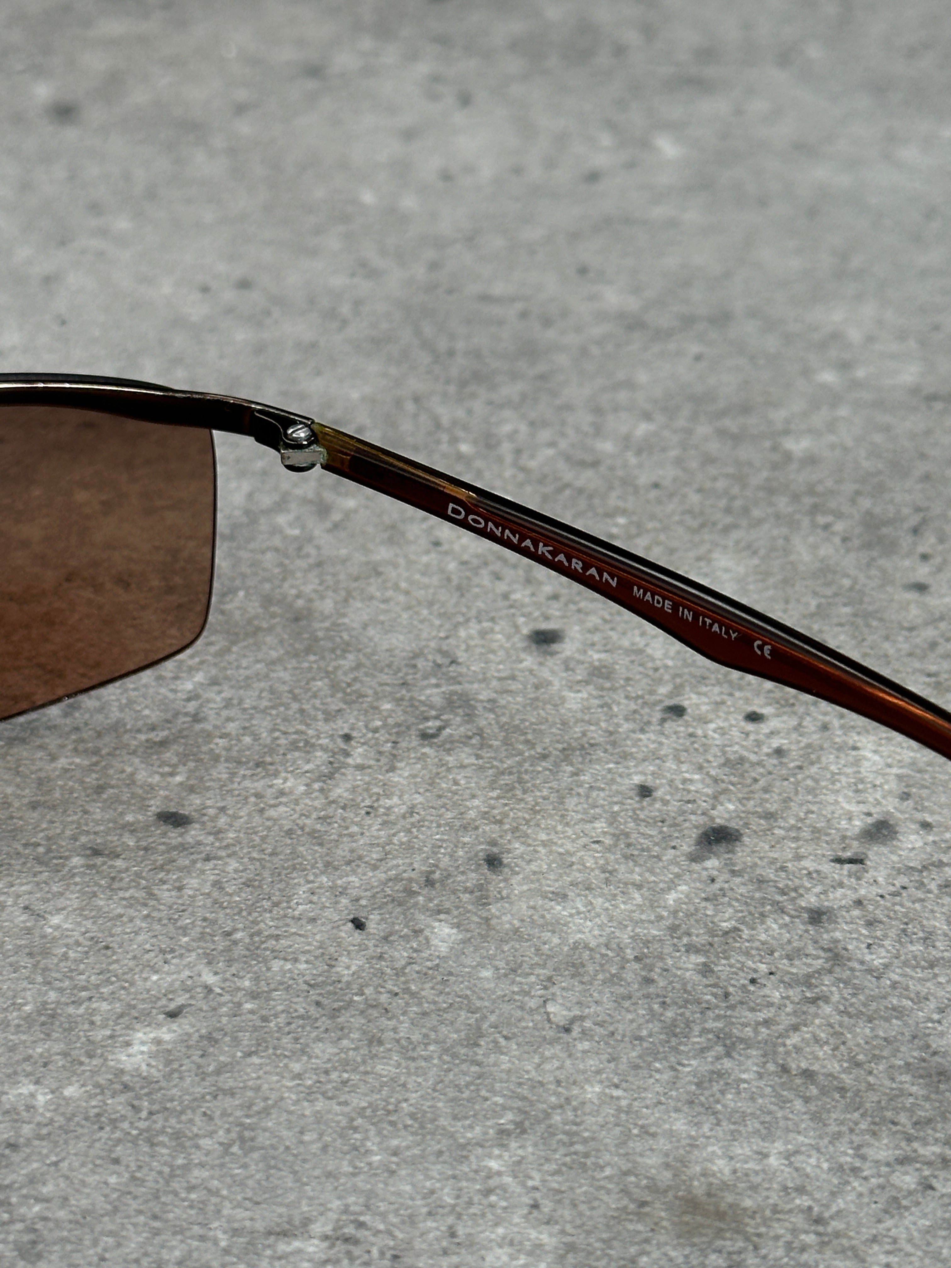 Donna Karan 2000s Rimless Rectangular Sunglasses