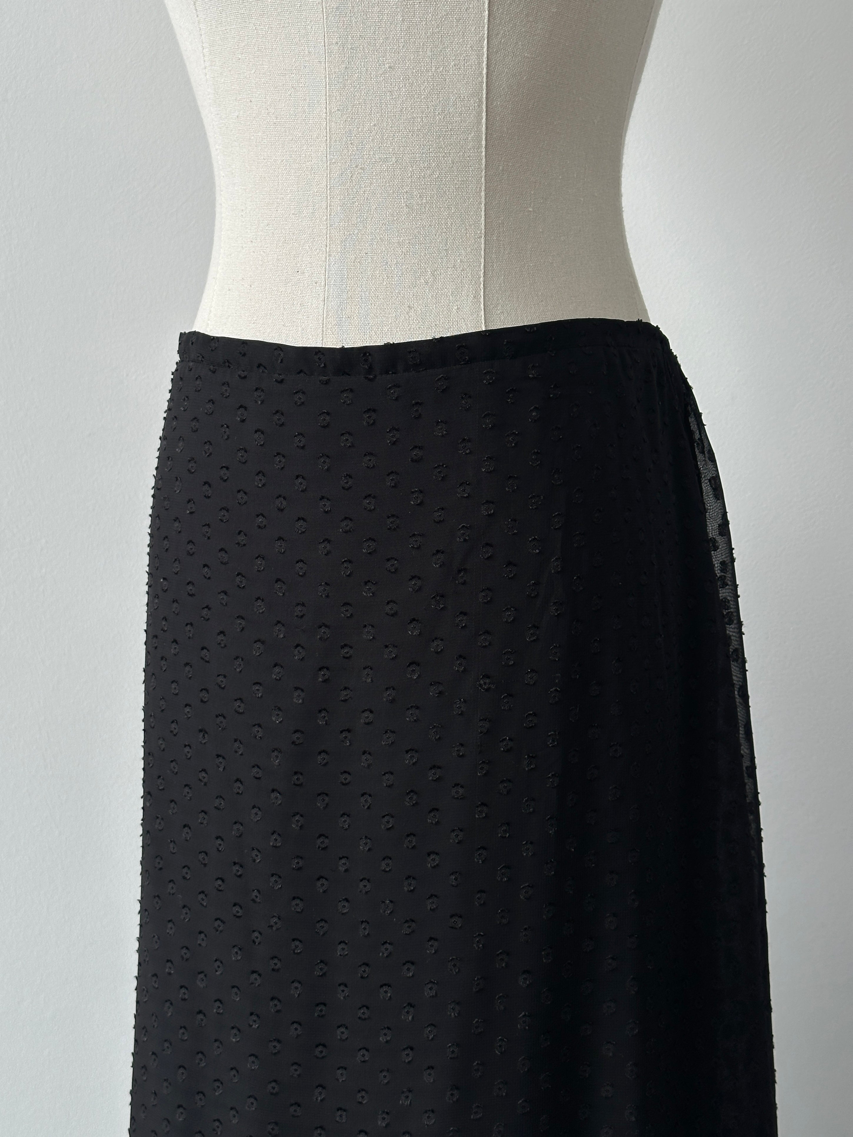Vintage 2000s Spotted Maxi Skirt - W30