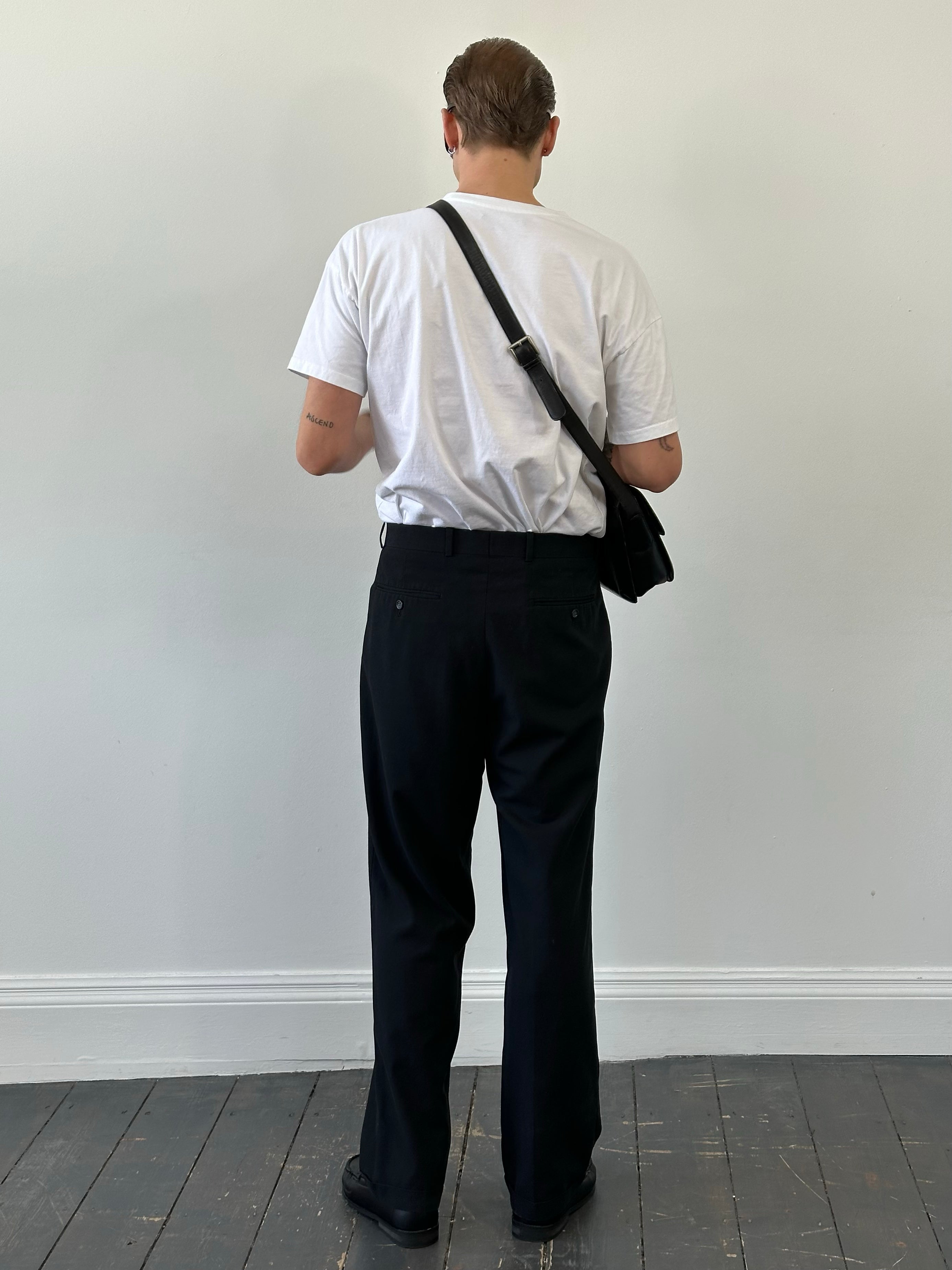 Vintage 1990s Straight Leg Tailored Trouser - W33