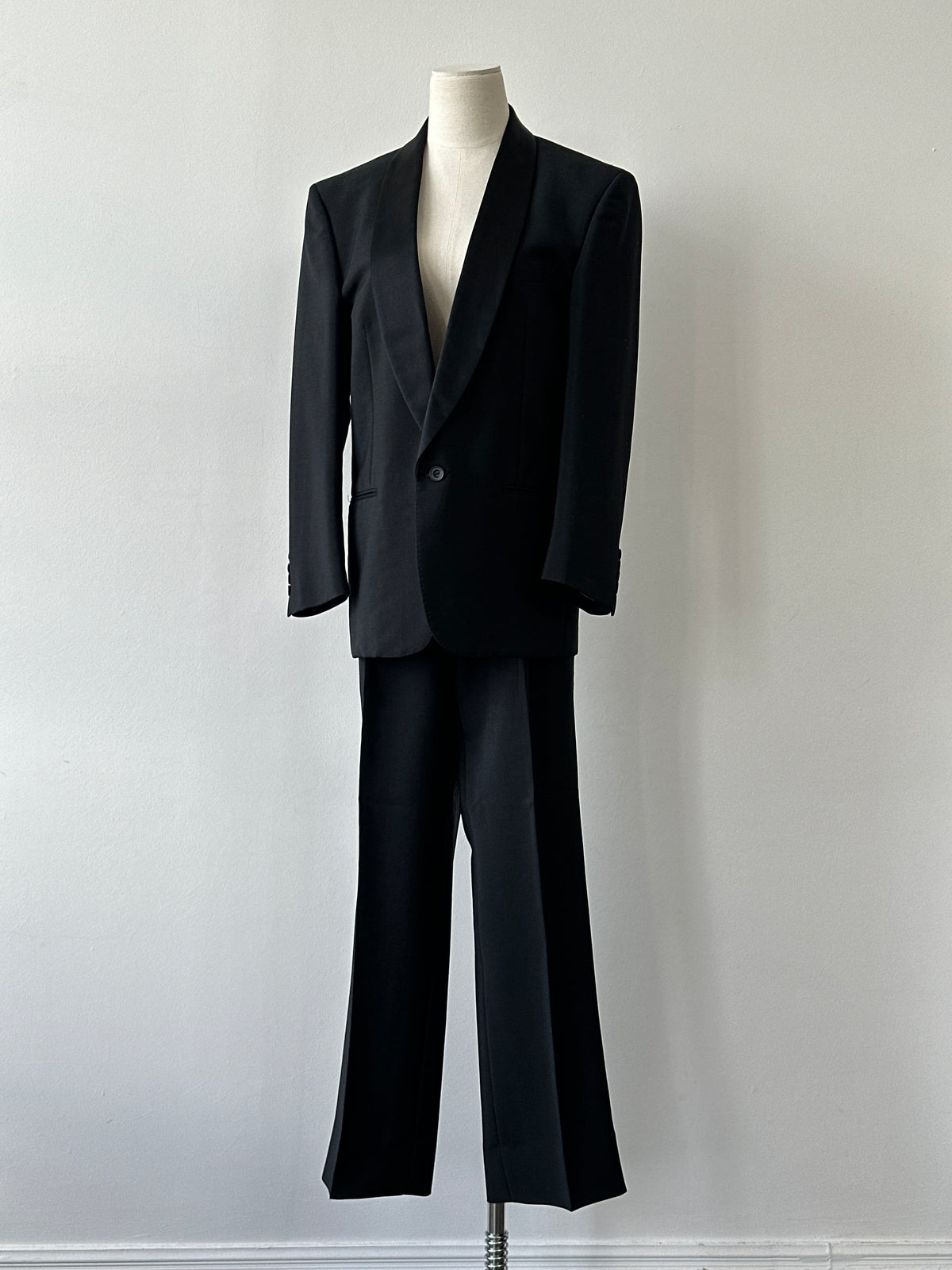 Christian Dior Monsieur 1990s Tuxedo Single Breasted Suit - 38S/W30