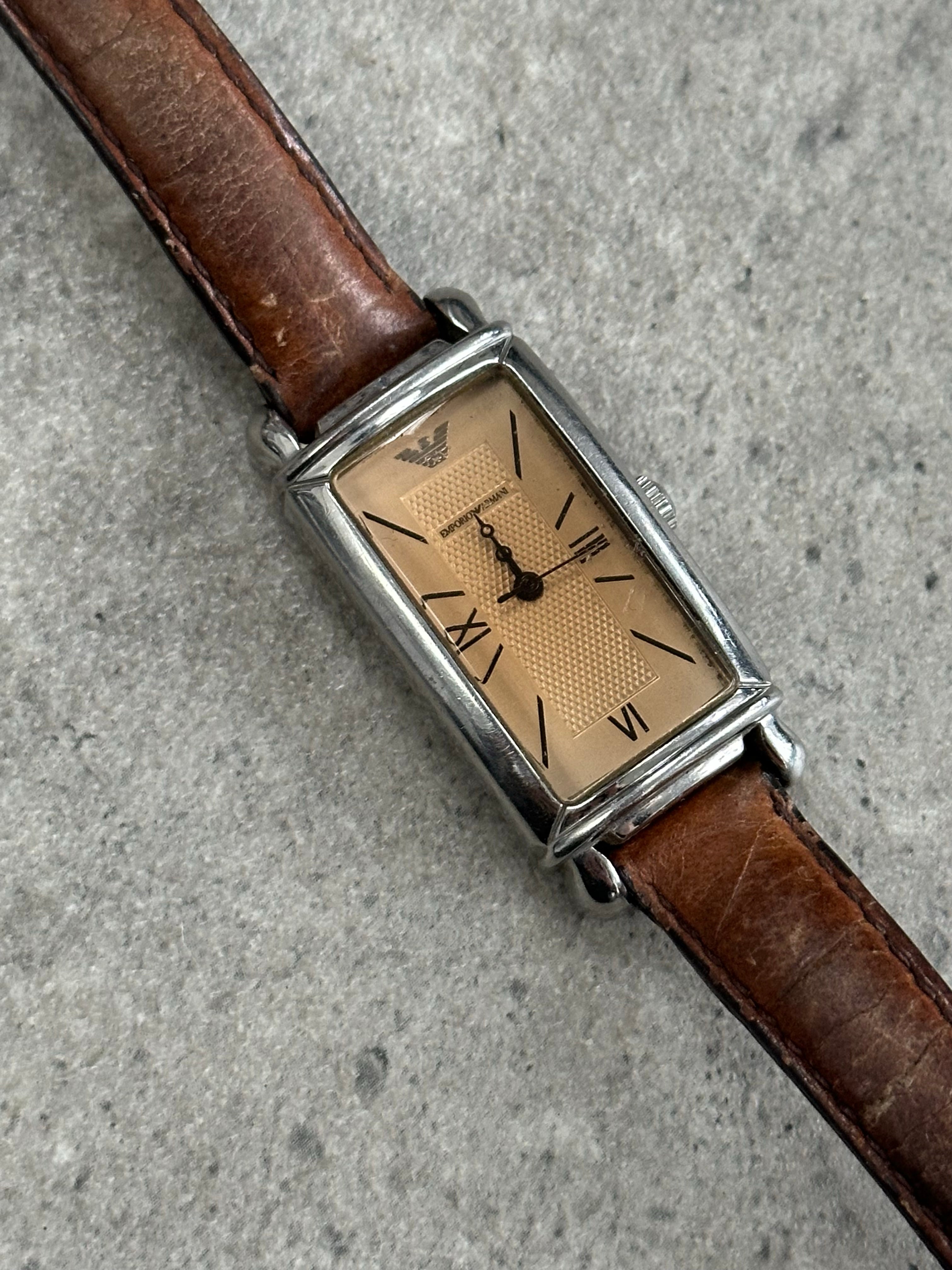 Emporio Armani 2000s Leather Watch