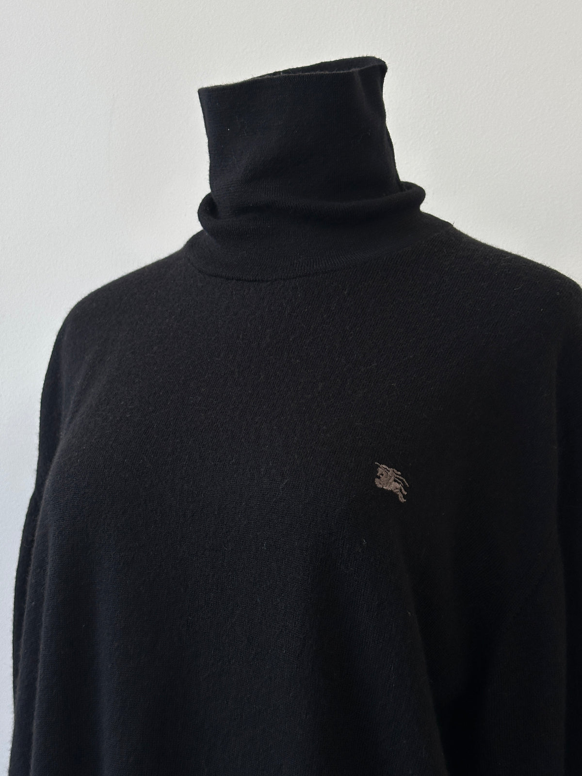 Burberry London 2000s Pure Merino Wool Roll Neck Jumper - M