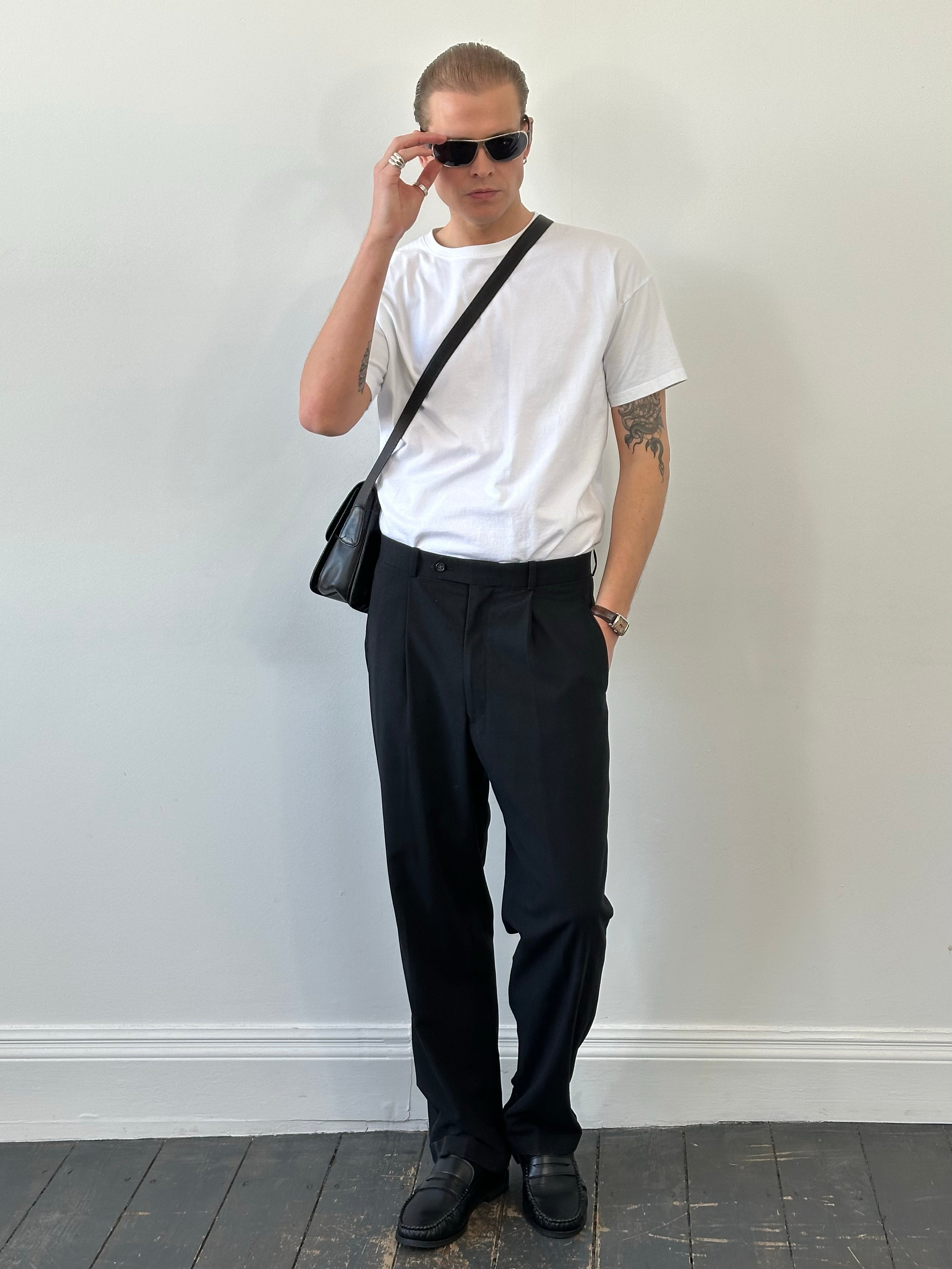 Vintage 1990s Straight Leg Tailored Trouser - W33