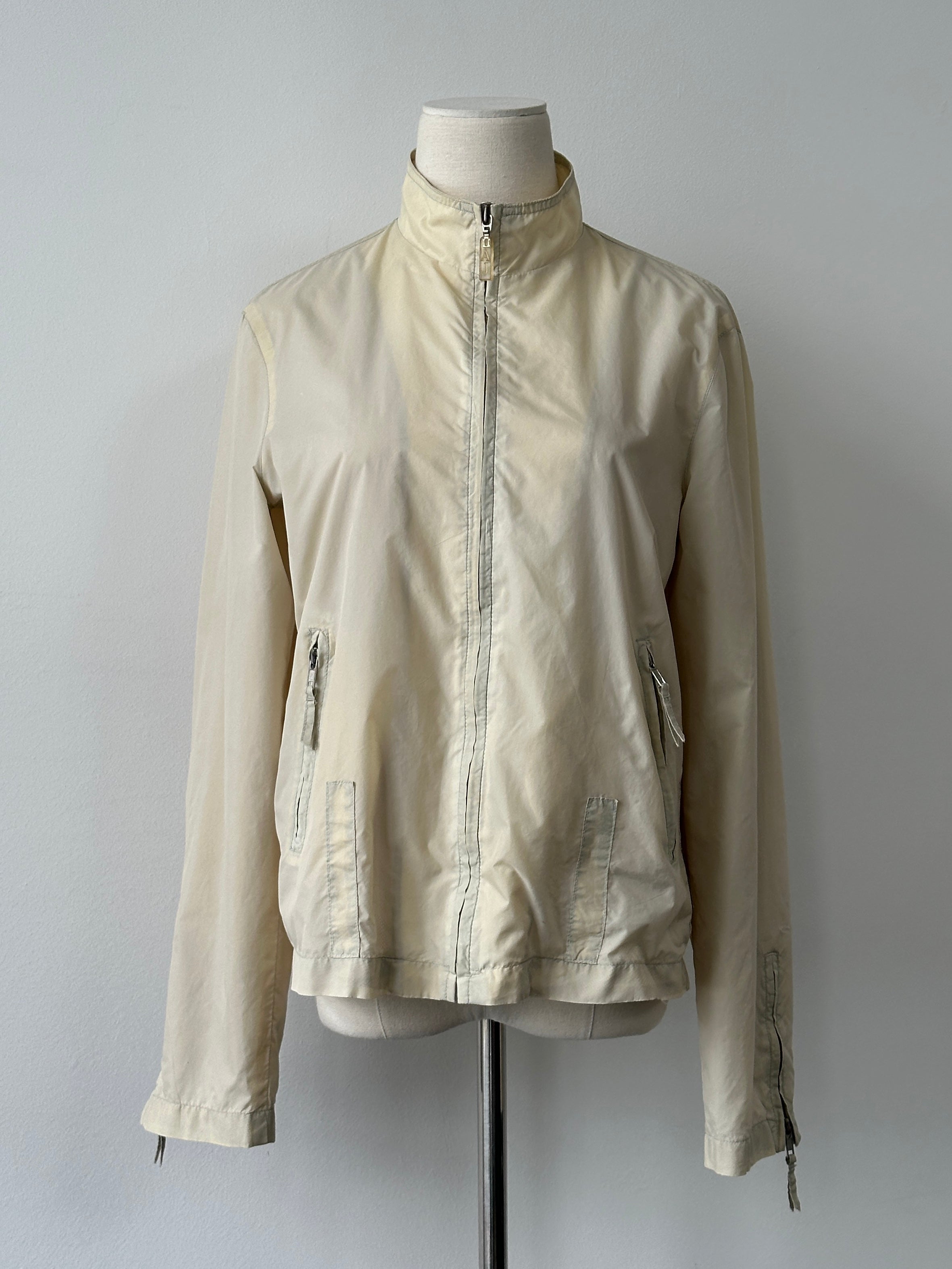 Armani Jeans 2000s Nylon High Neck Jacket - M
