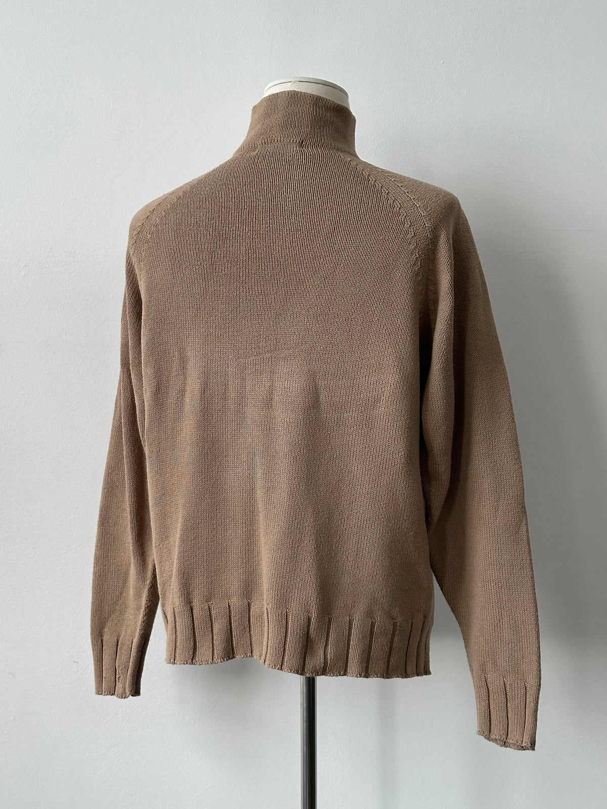 Burberry London 2000s Pure Cotton Quarter Zip Jumper - M