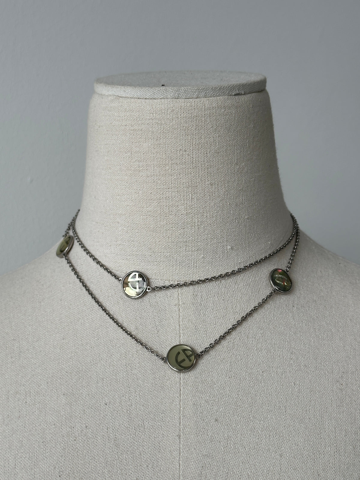 Emporio Armani 2000s Bracelet & Necklace Set