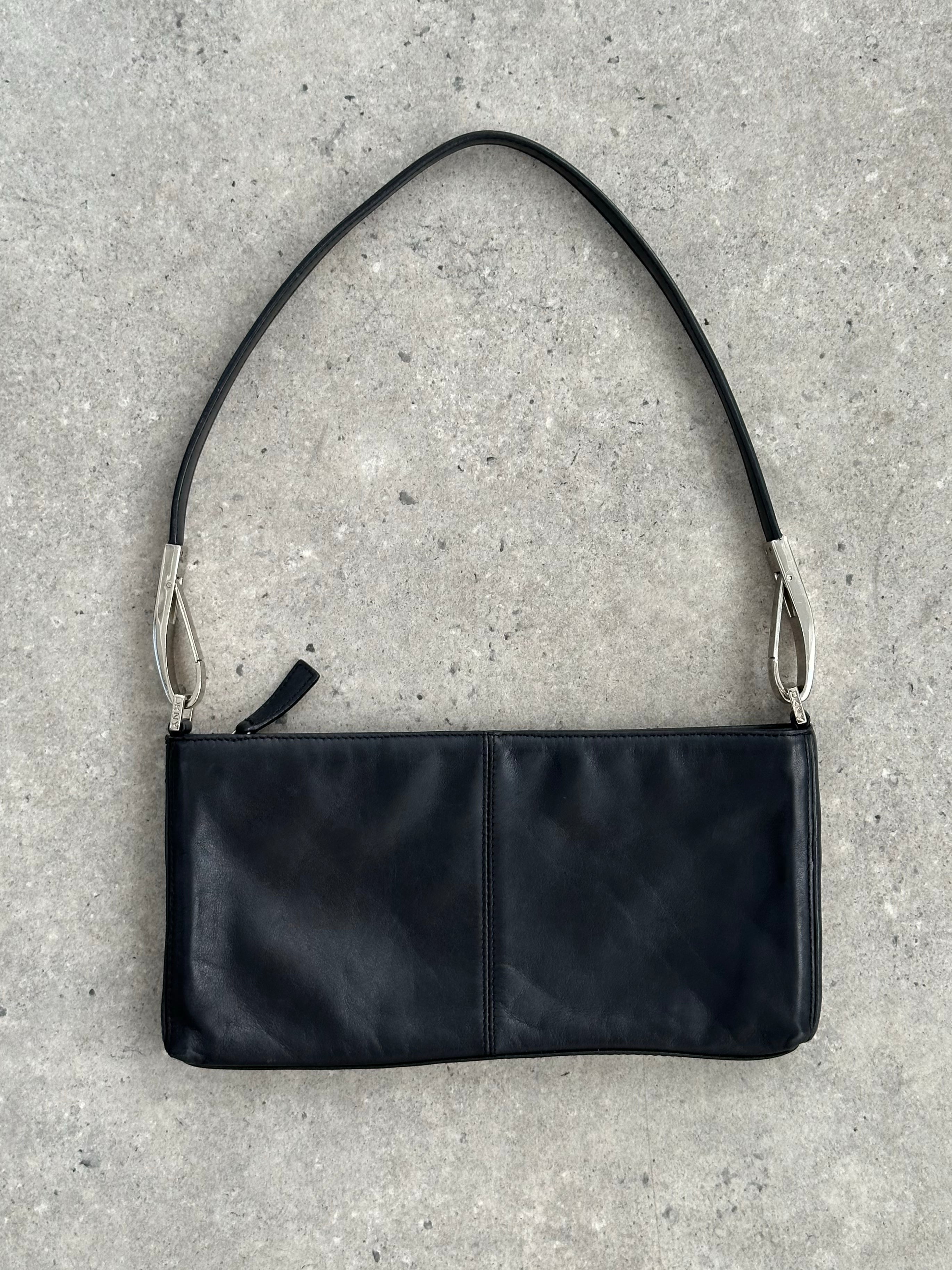 DKNY 2000s Leather Shoulder Bag