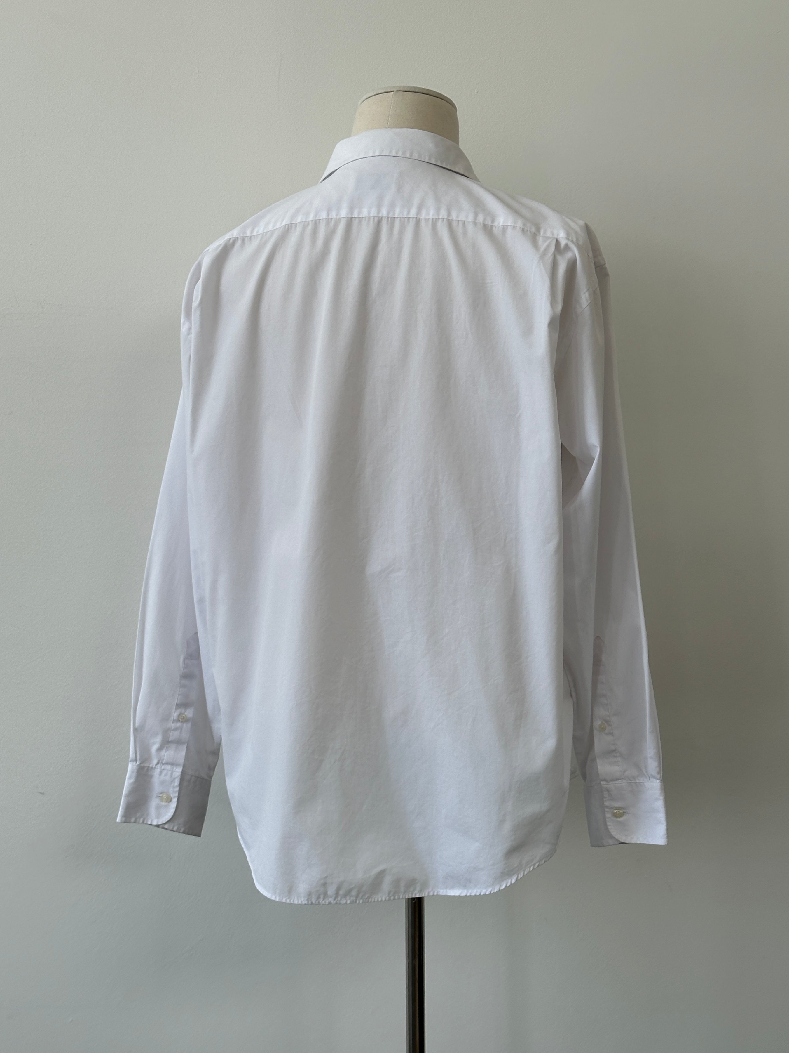 Yves Saint Laurent Pour Homme 2000s Cotton Logo Shirt - XL