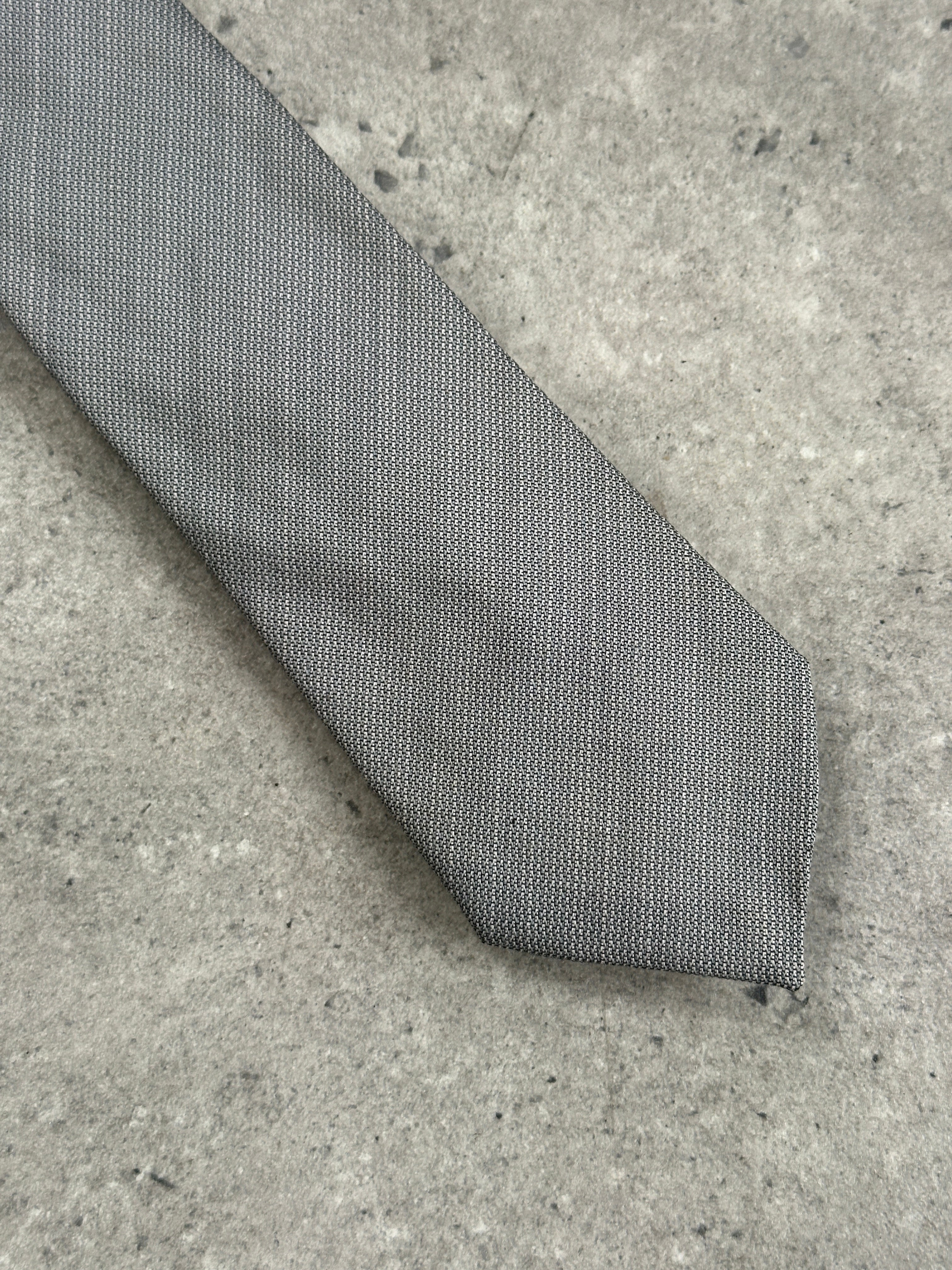 British Vintage 1980s Wool Textured Tie