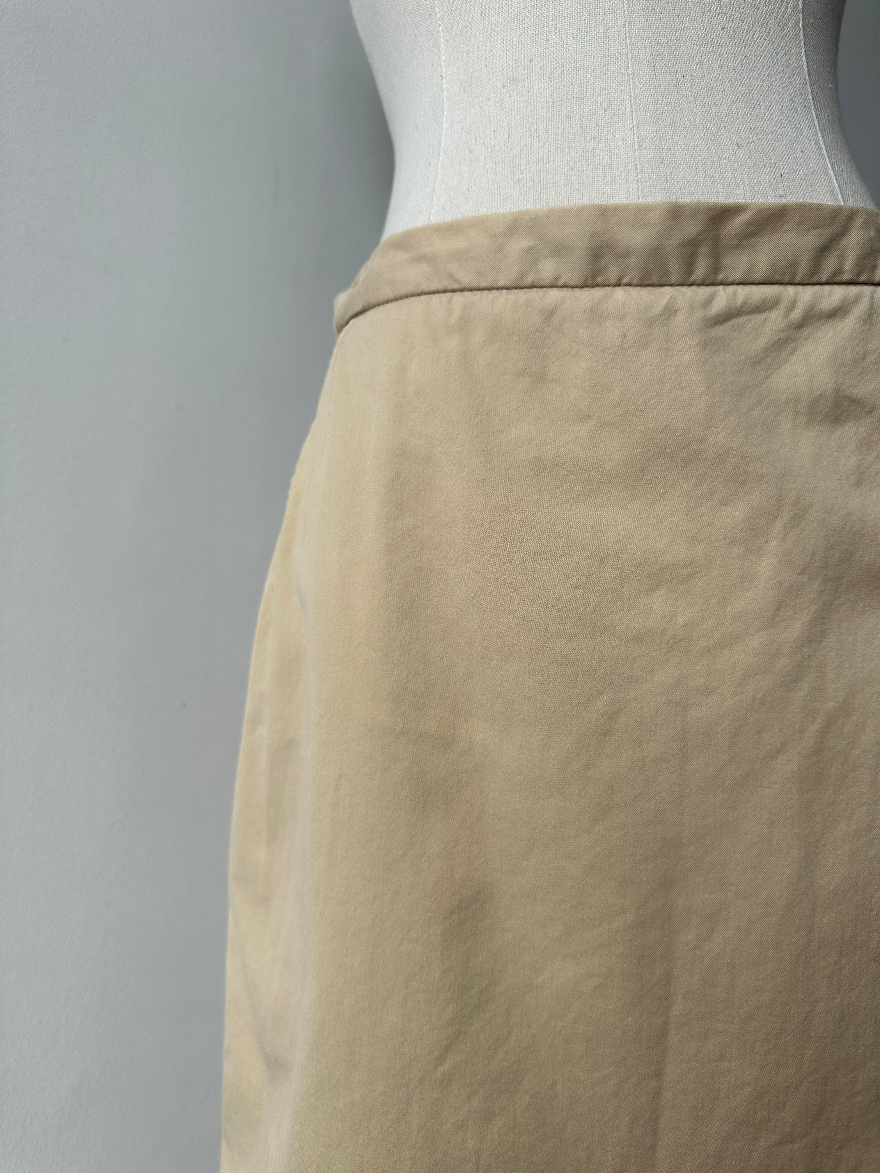 Iceberg 1990s Pure Cotton Midi Skirt - W28