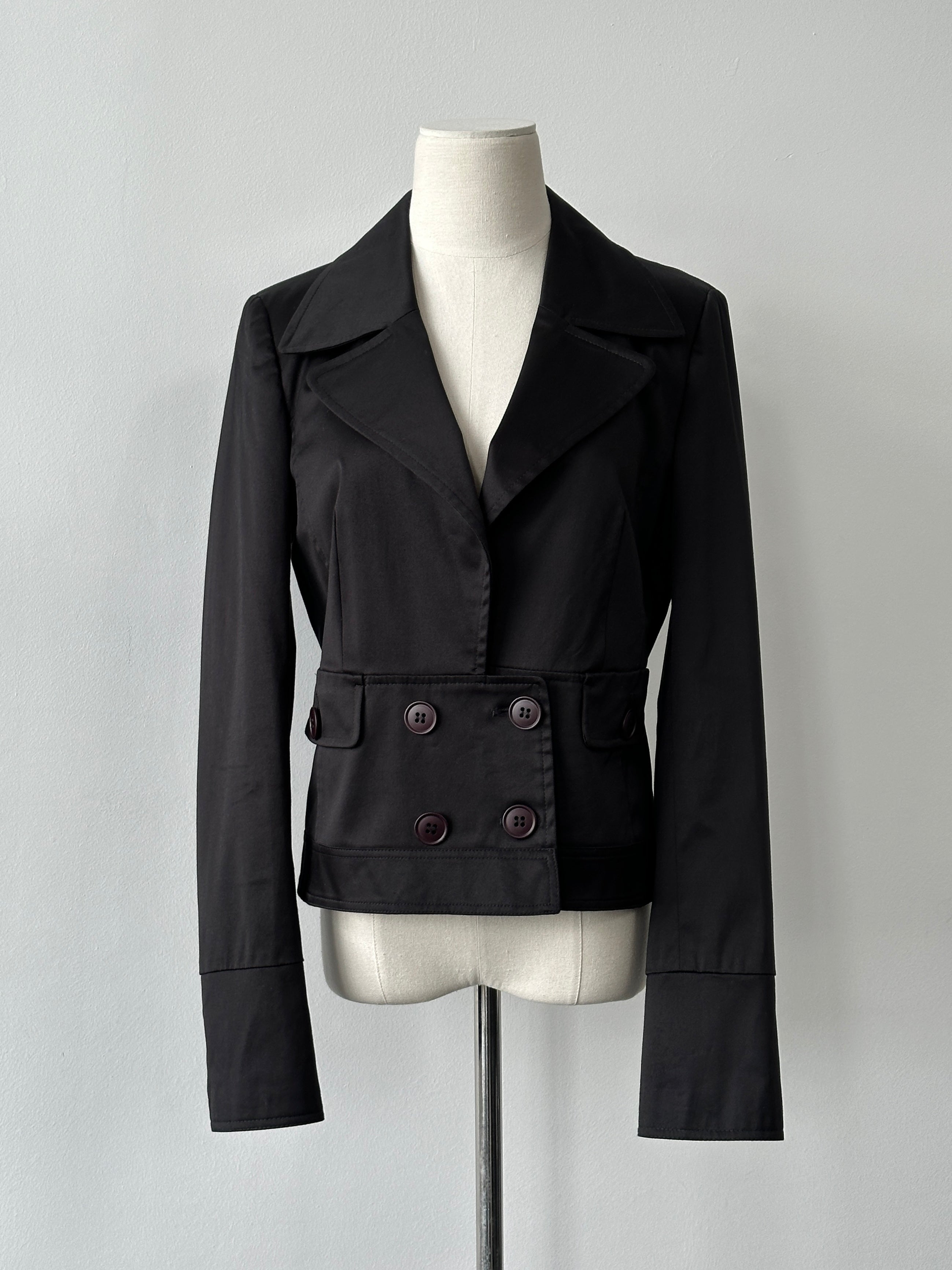 Iceberg 2000s Cotton Double Breasted Jacket - S-M